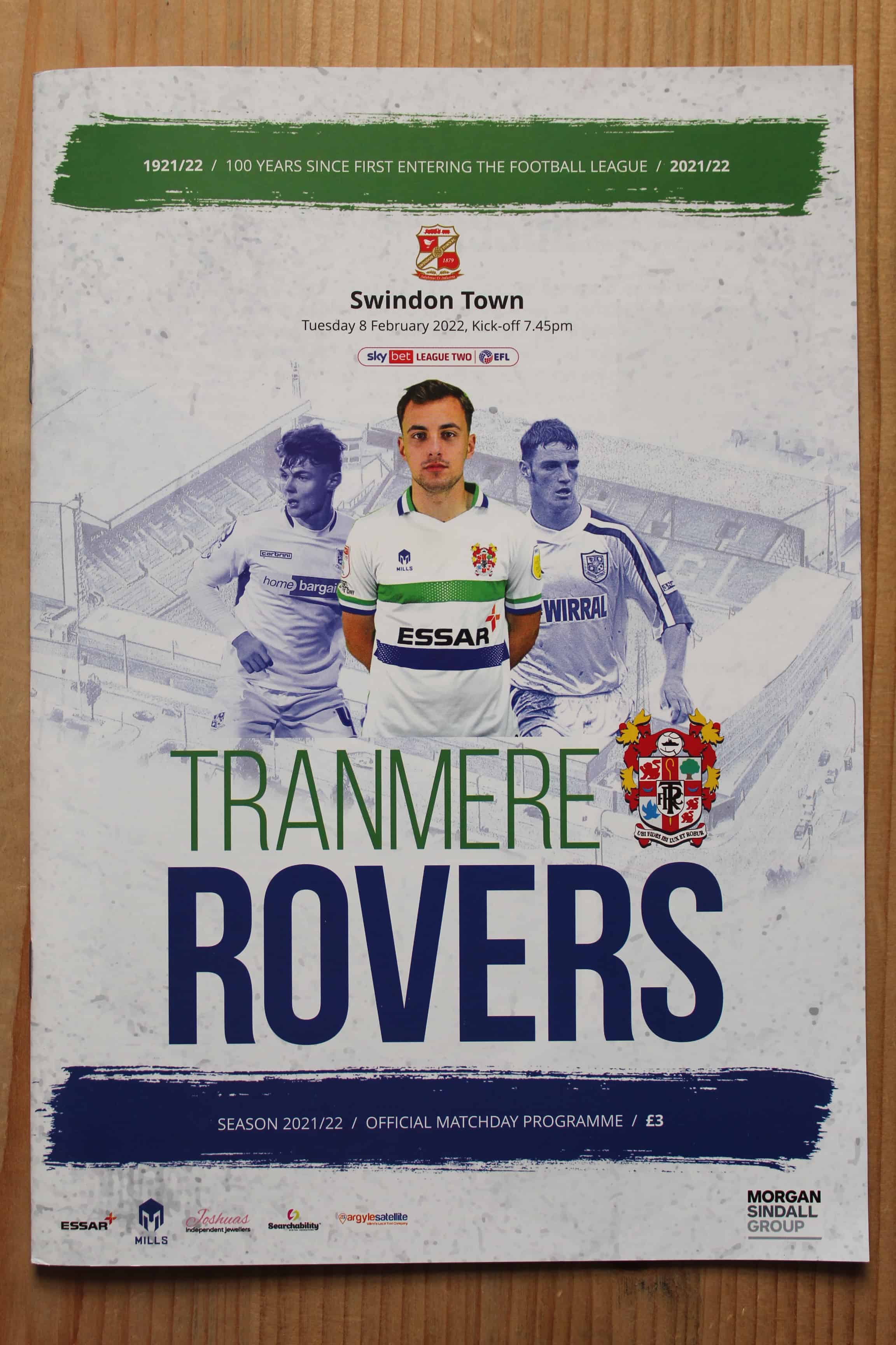 Tranmere Rovers FC v Swindon Town FC