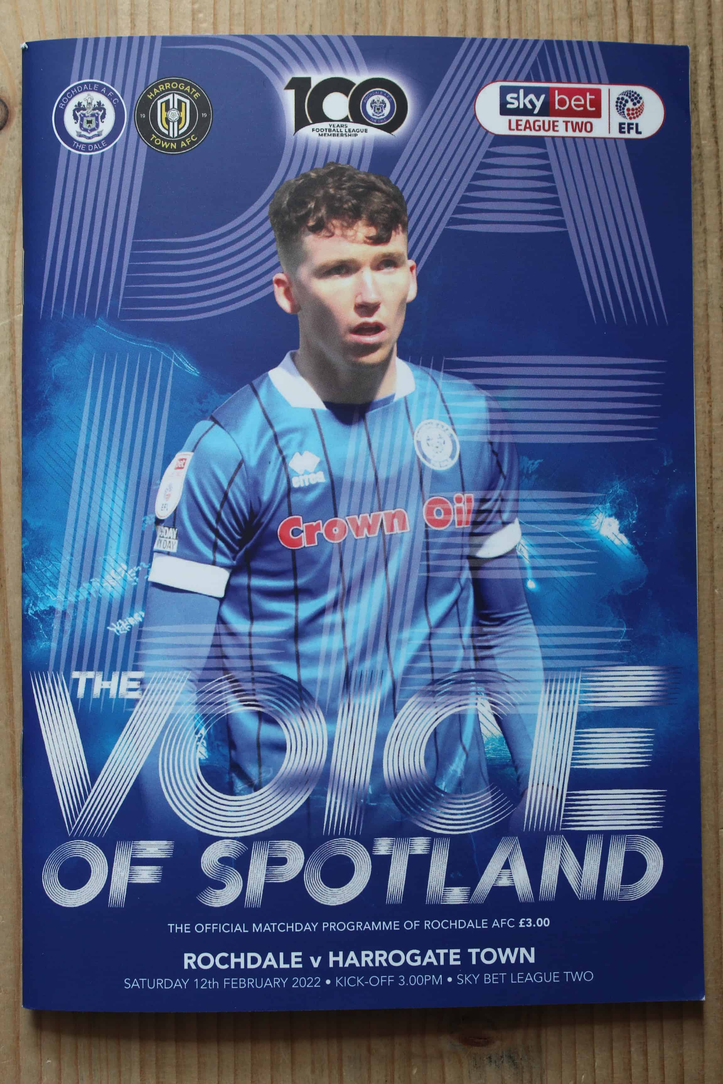 Rochdale FC v Harrogate Town 