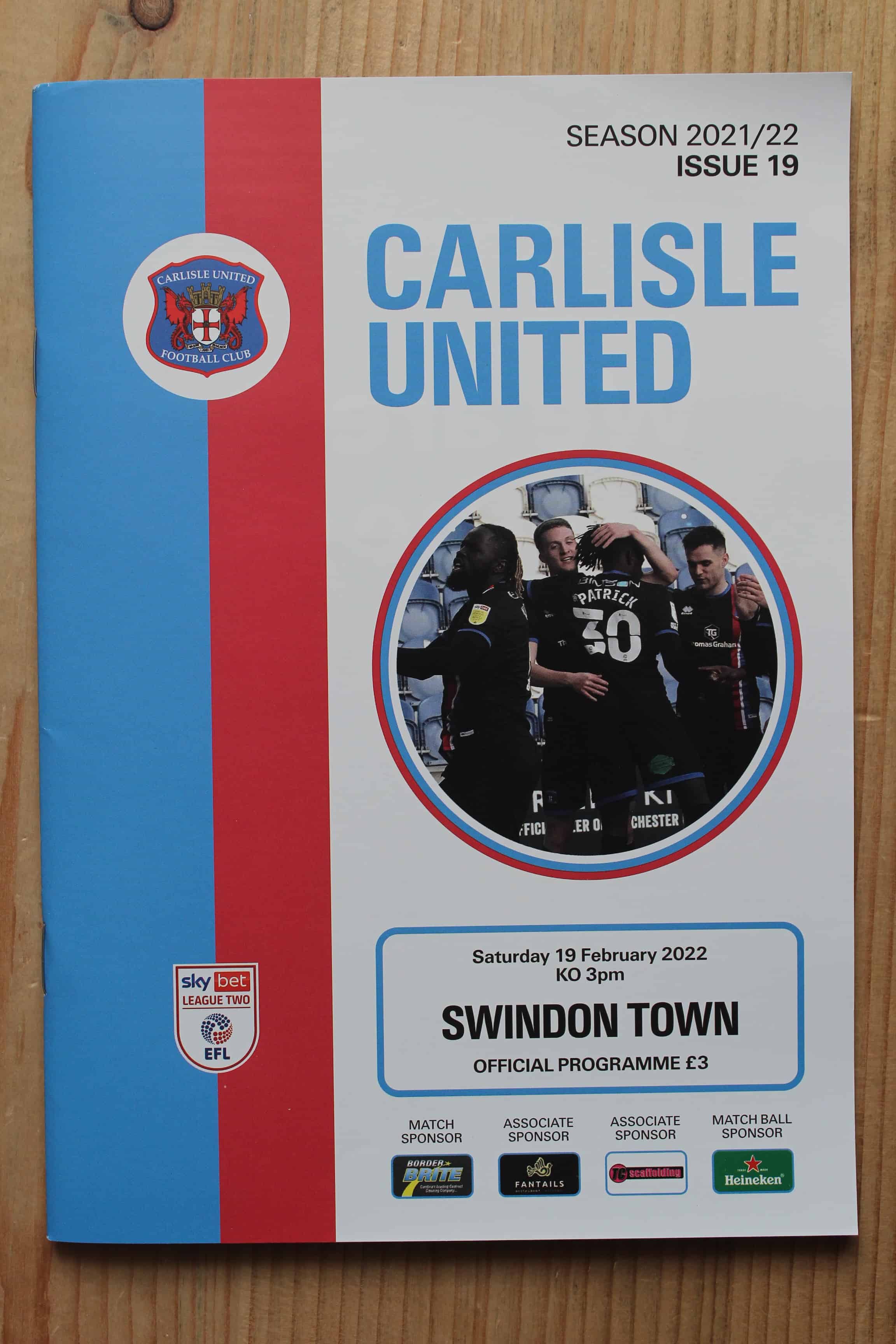 Carlisle United FC v Swindon Town FC
