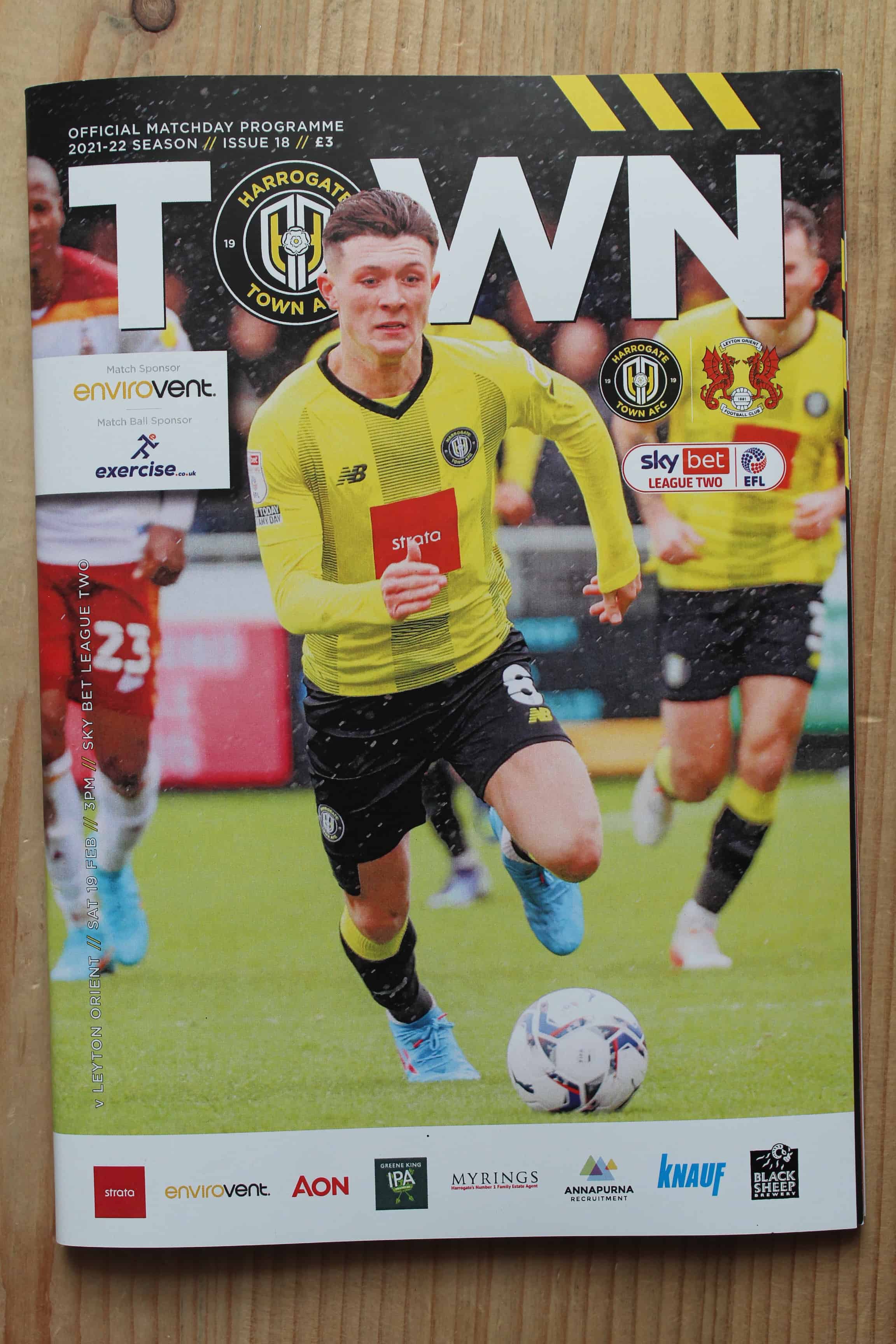 Harrogate Town  v Leyton Orient FC