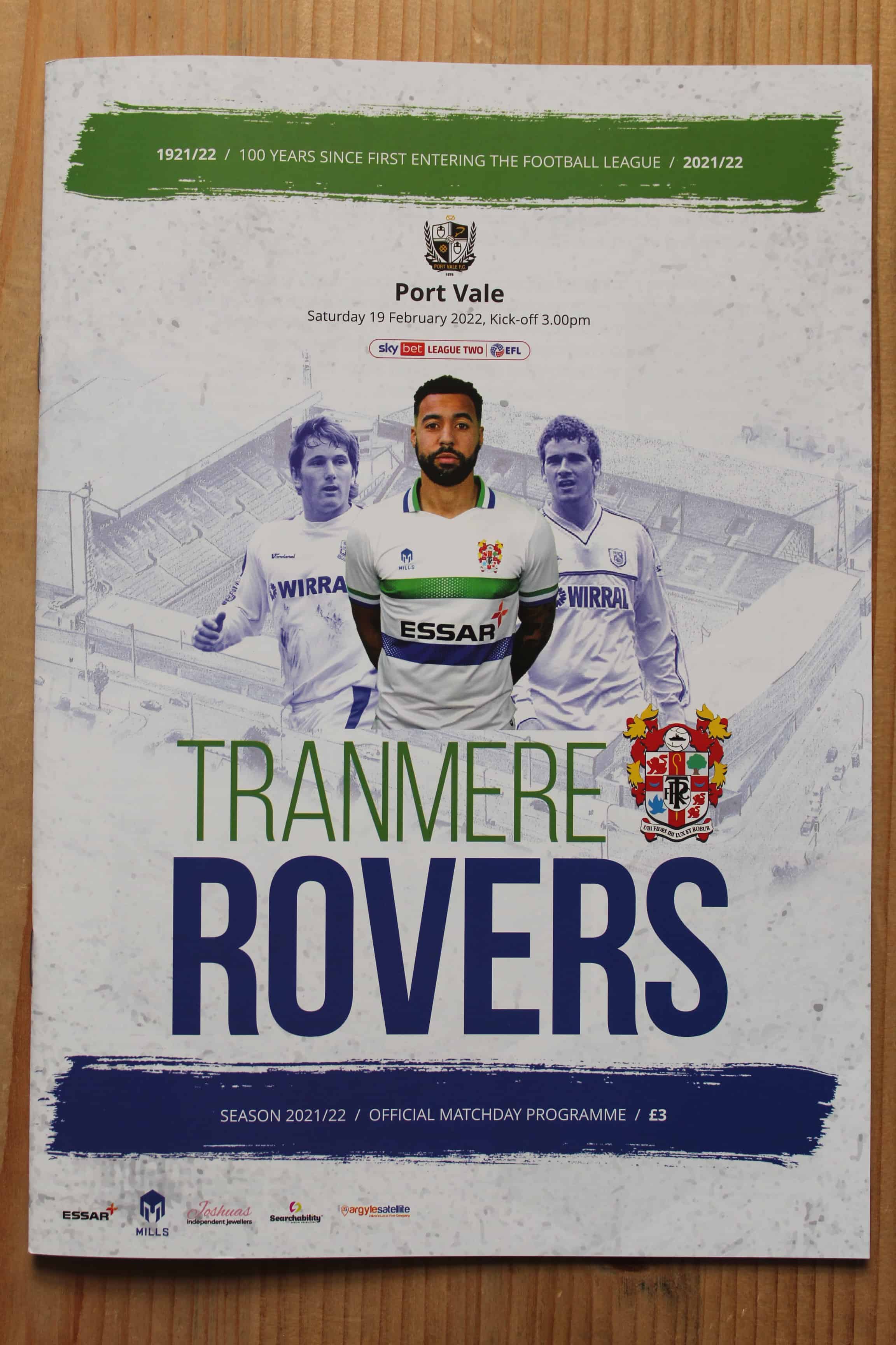 Tranmere Rovers FC v Port Vale FC
