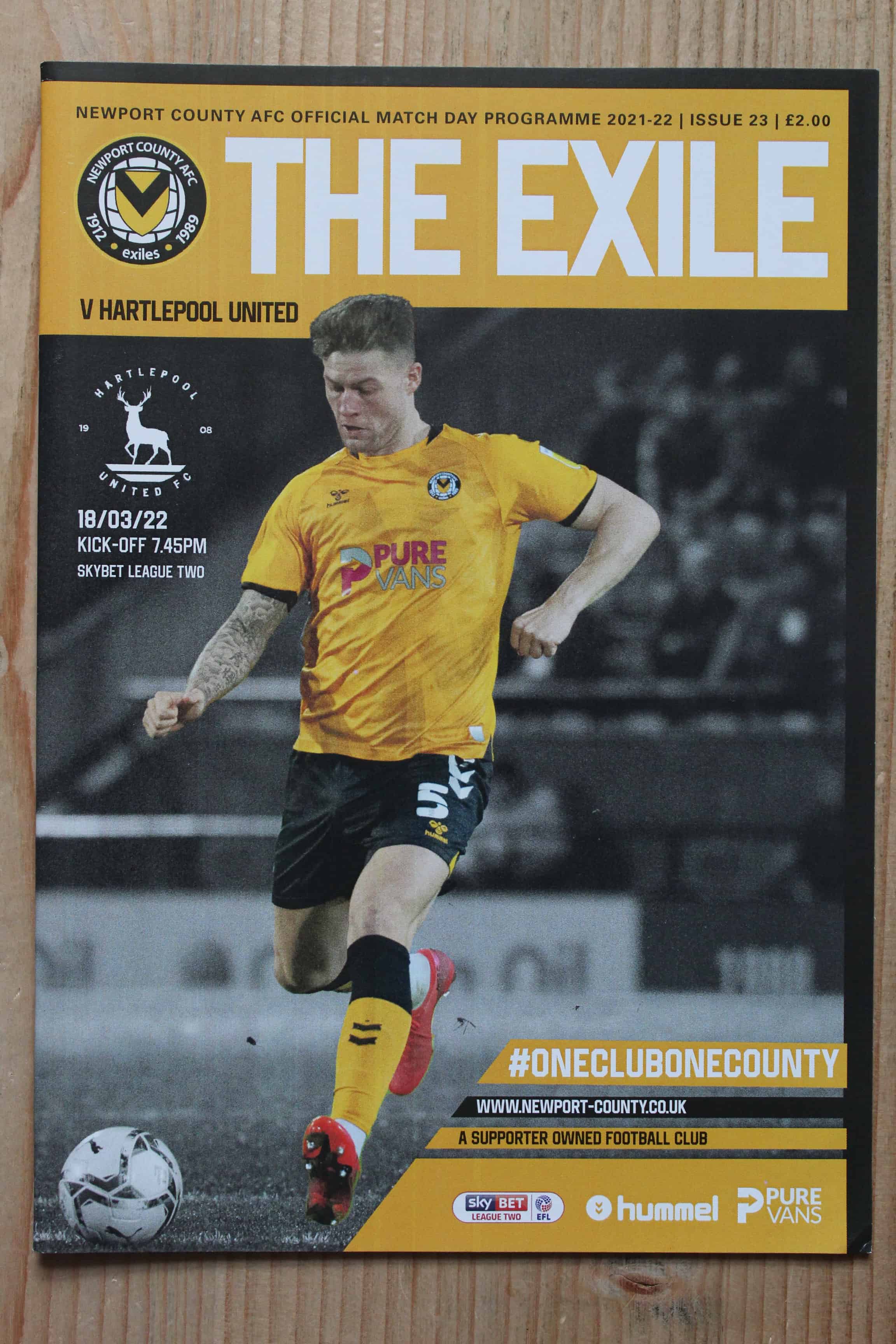 Newport County AFC v Hartlepool United