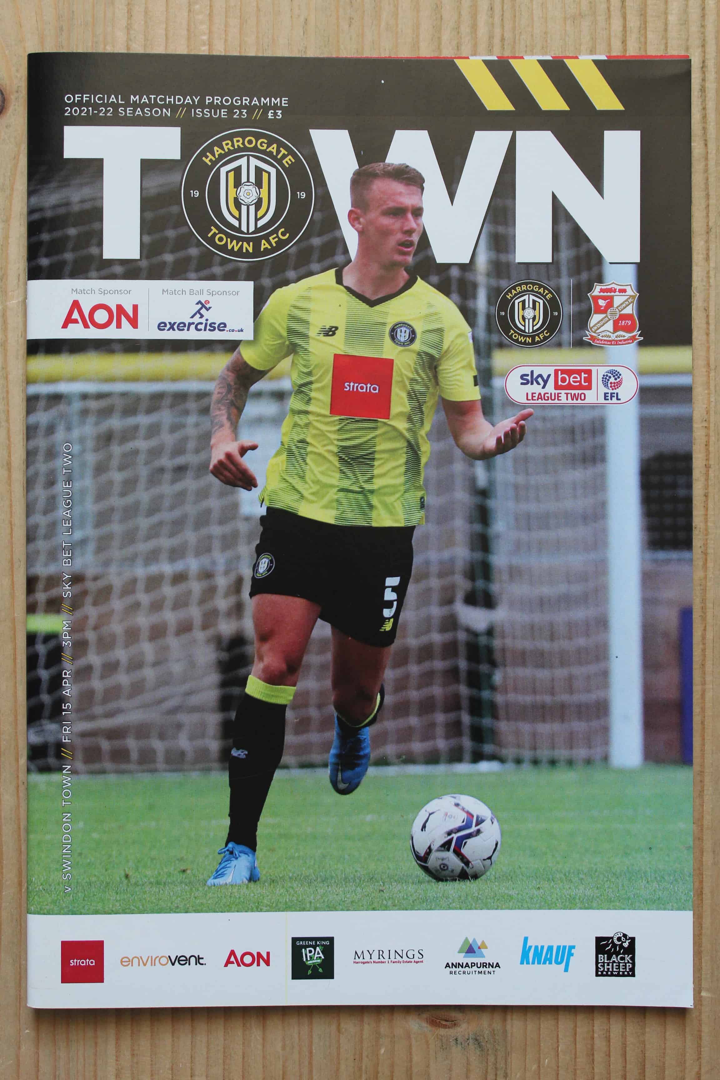 Harrogate Town  v Swindon Town FC
