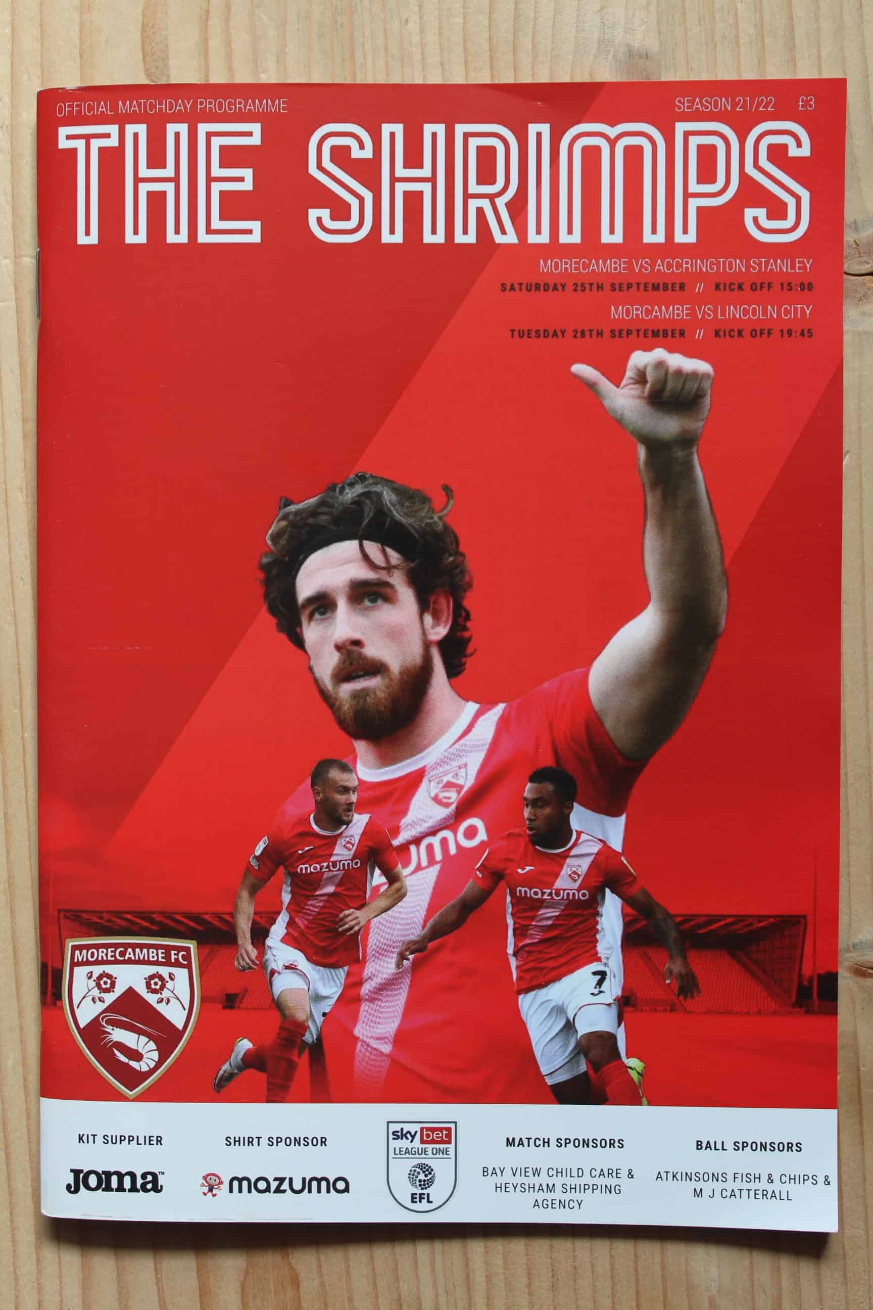 Morecambe FC v Lincoln City FC
