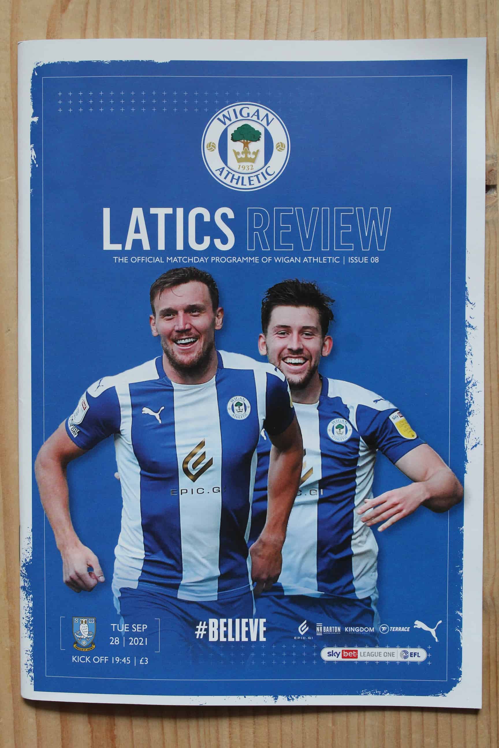Wigan Athletic FC v Sheffield Wednesday FC 