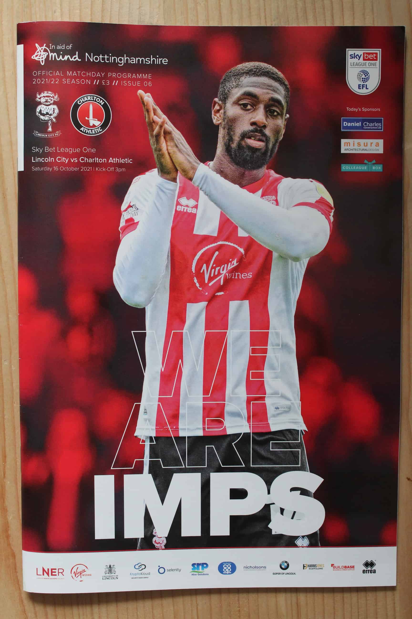 Lincoln City FC v Charlton Athletic FC