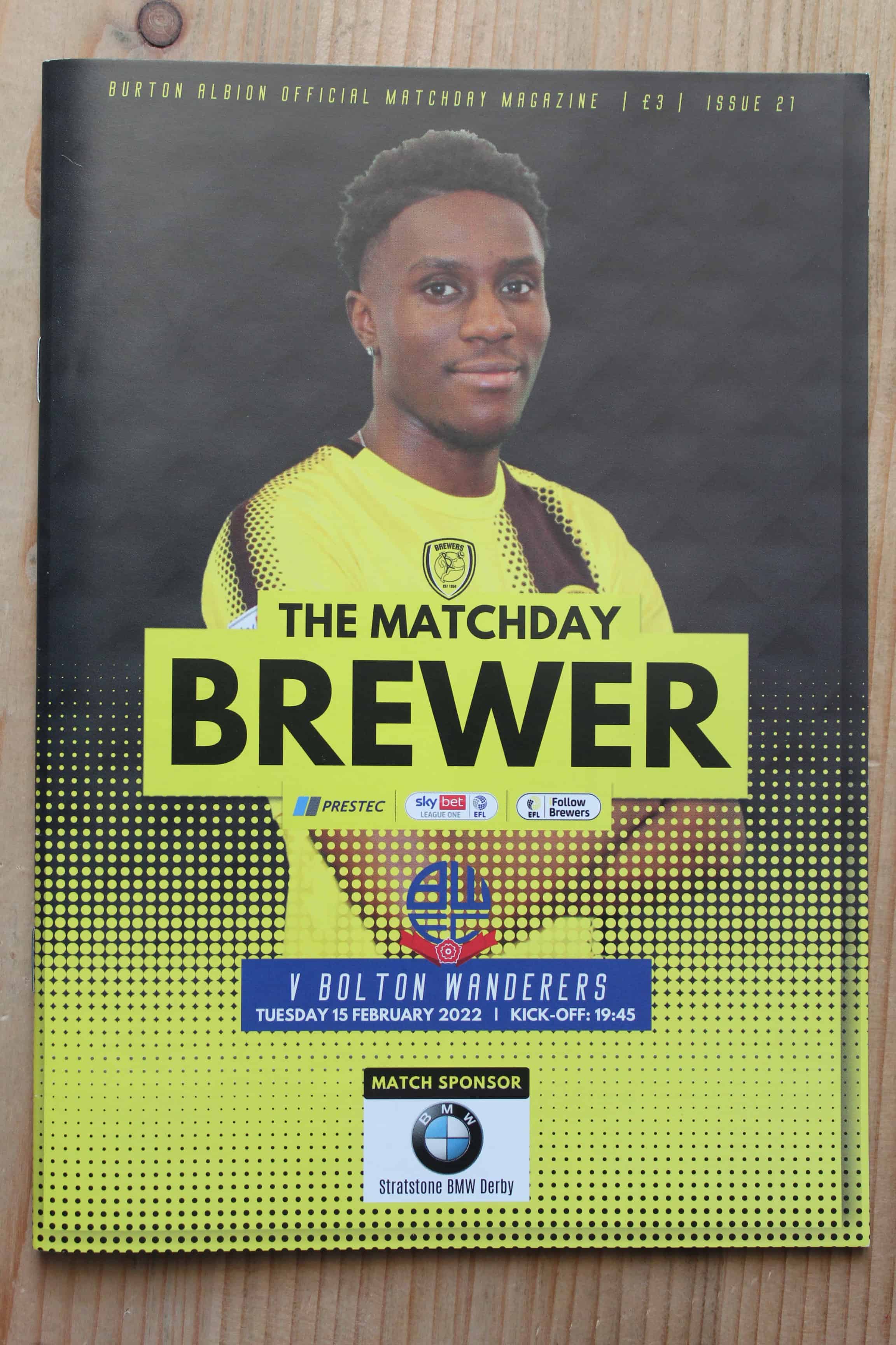 Burton Albion FC v Bolton Wanderers FC