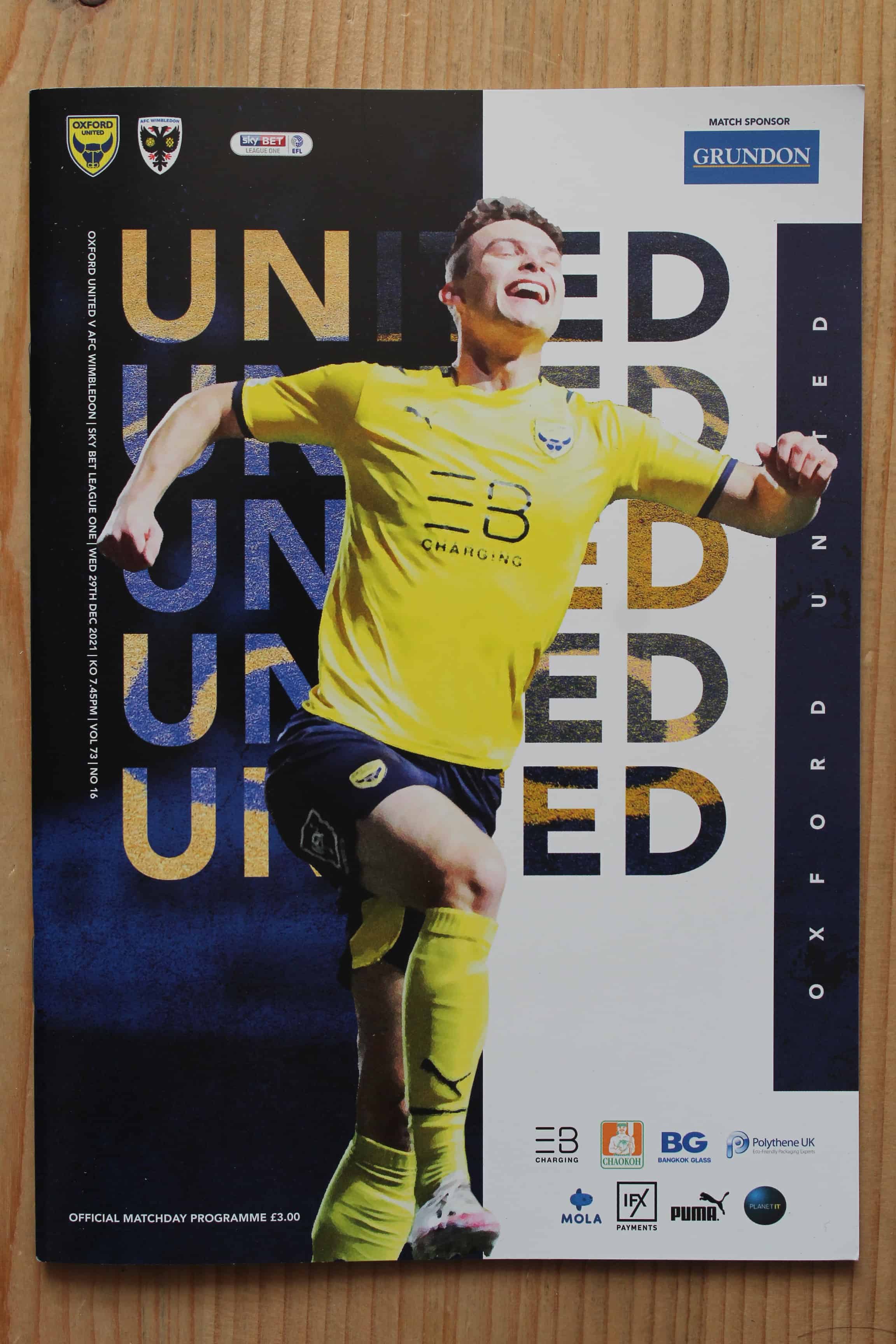 Oxford United FC v AFC Wimbledon FC