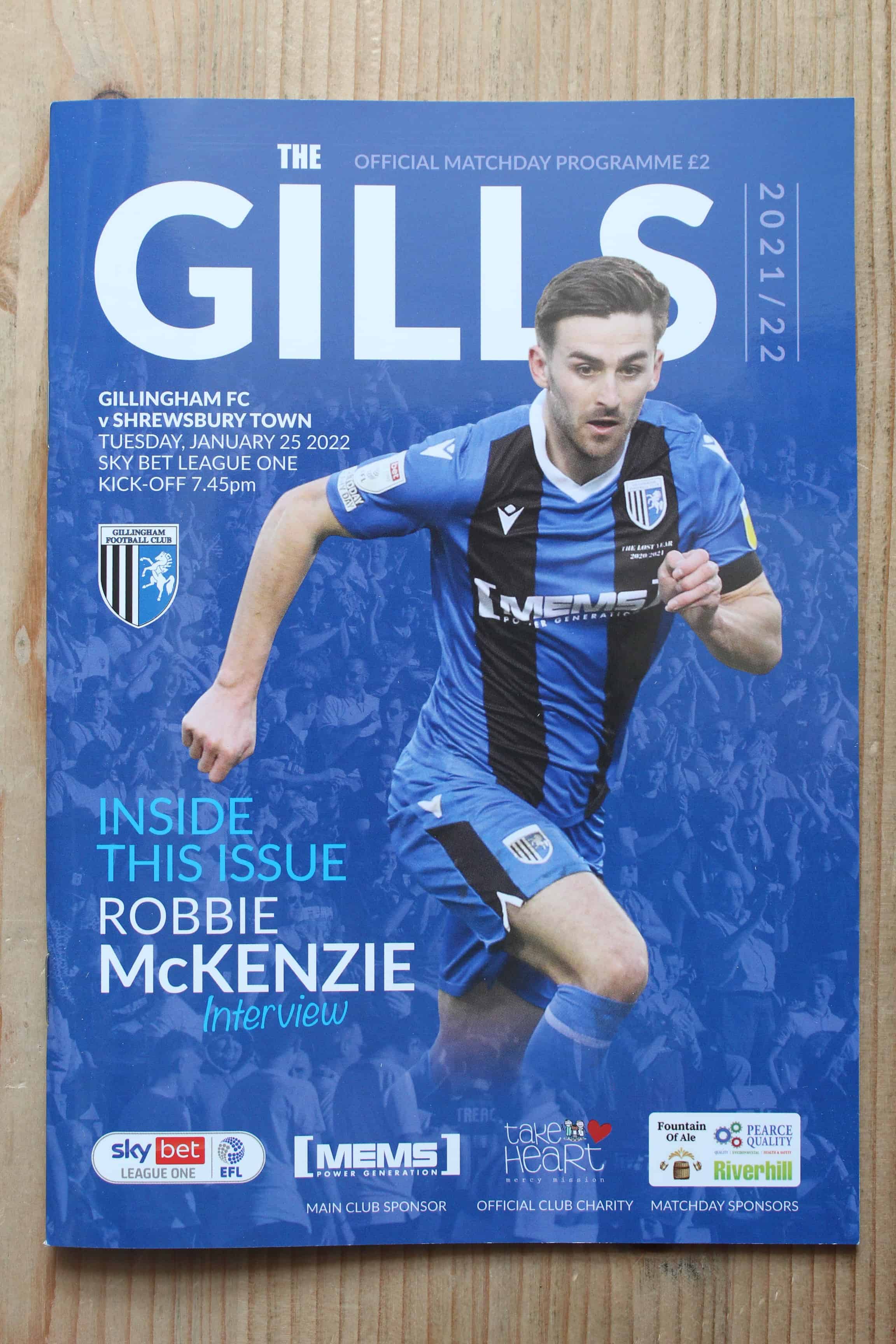 Gillingham FC v Shrewsbury Town FC