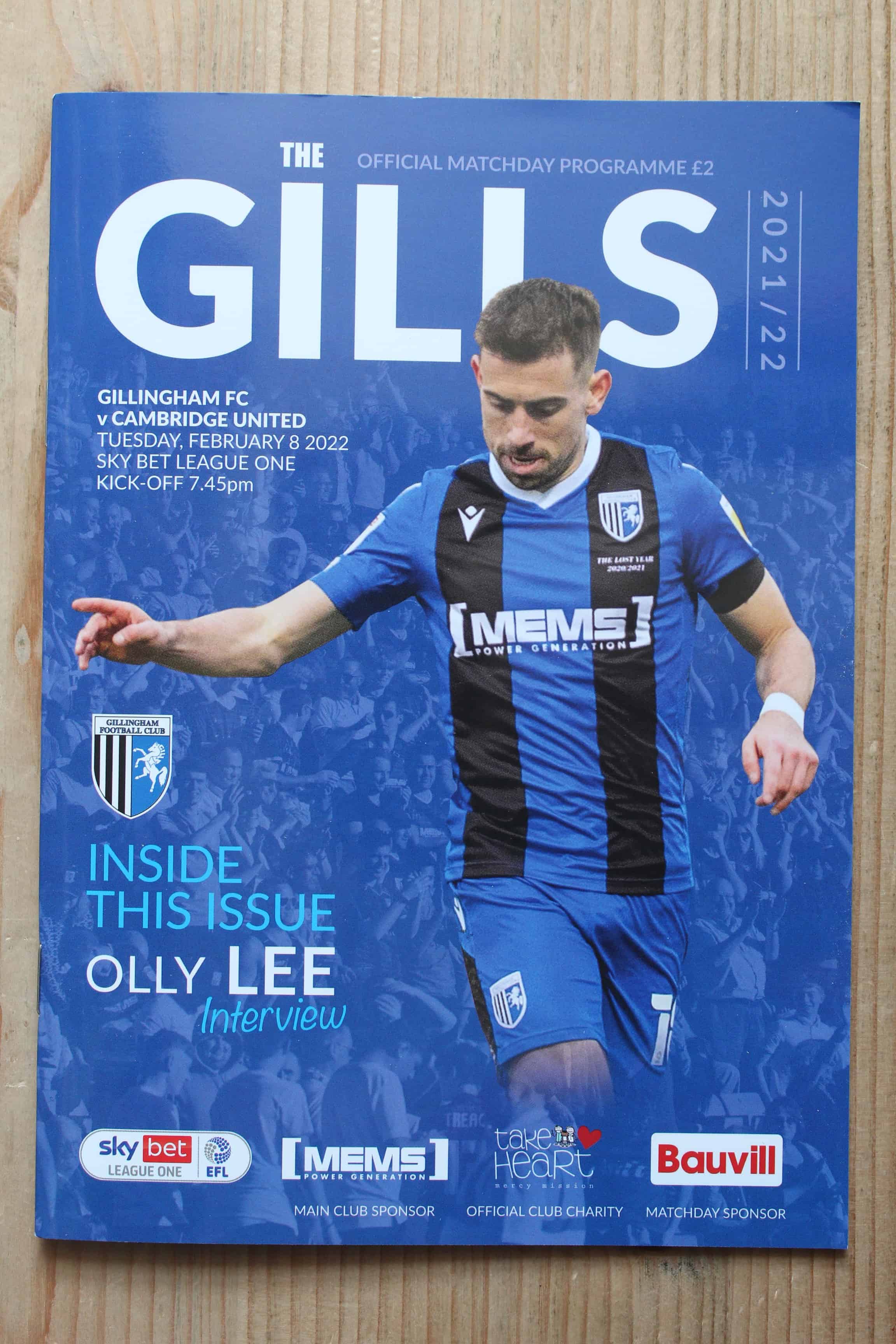 Gillingham FC v Cambridge United FC