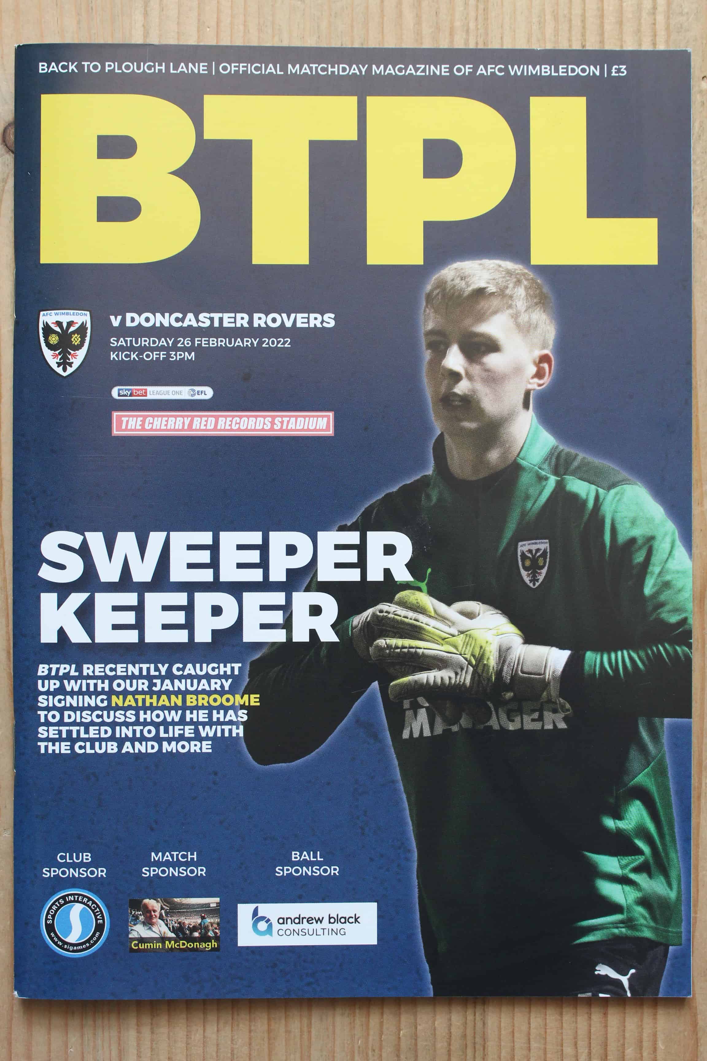 AFC Wimbledon FC v Doncaster Rovers FC