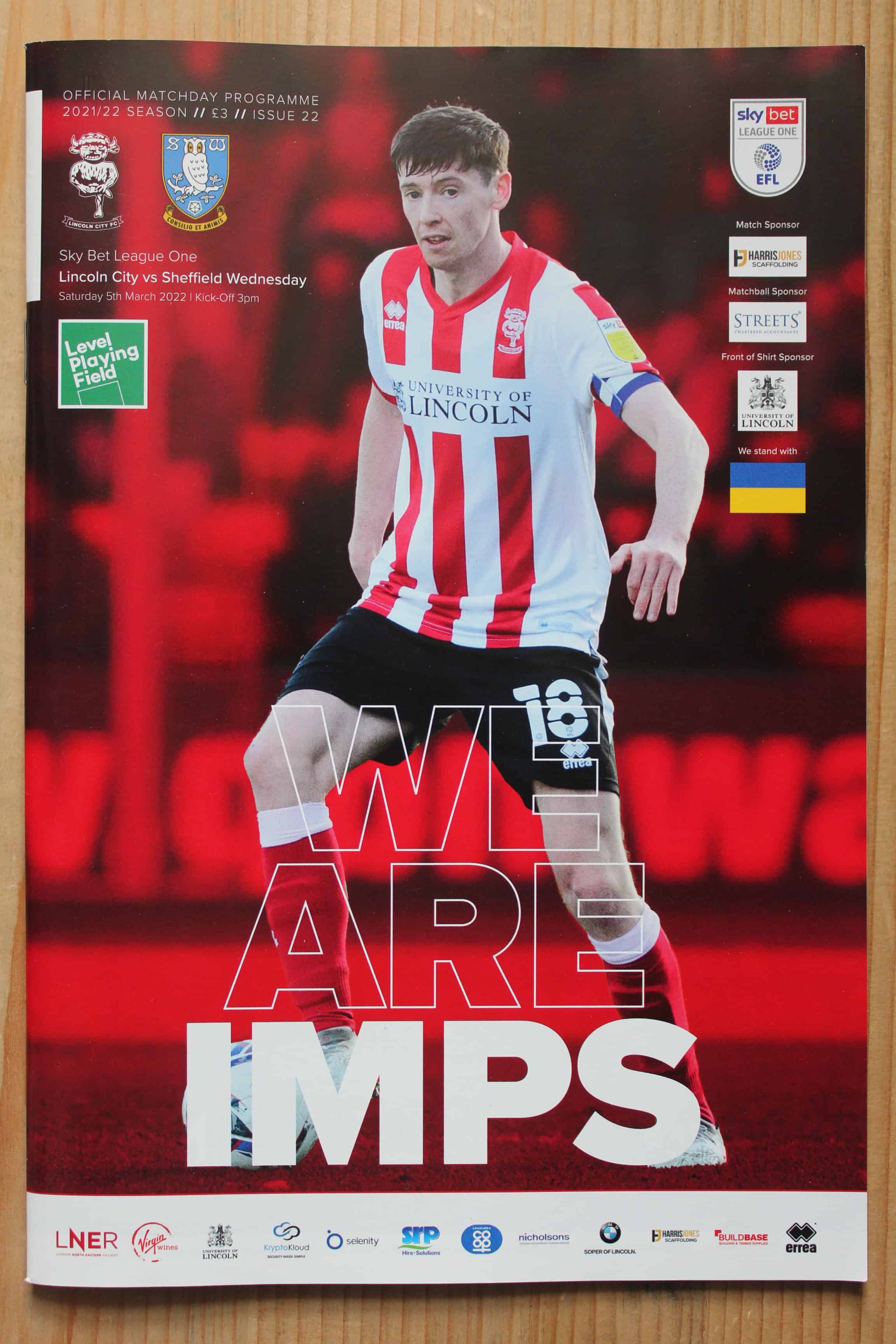 Lincoln City FC v Sheffield Wednesday FC 