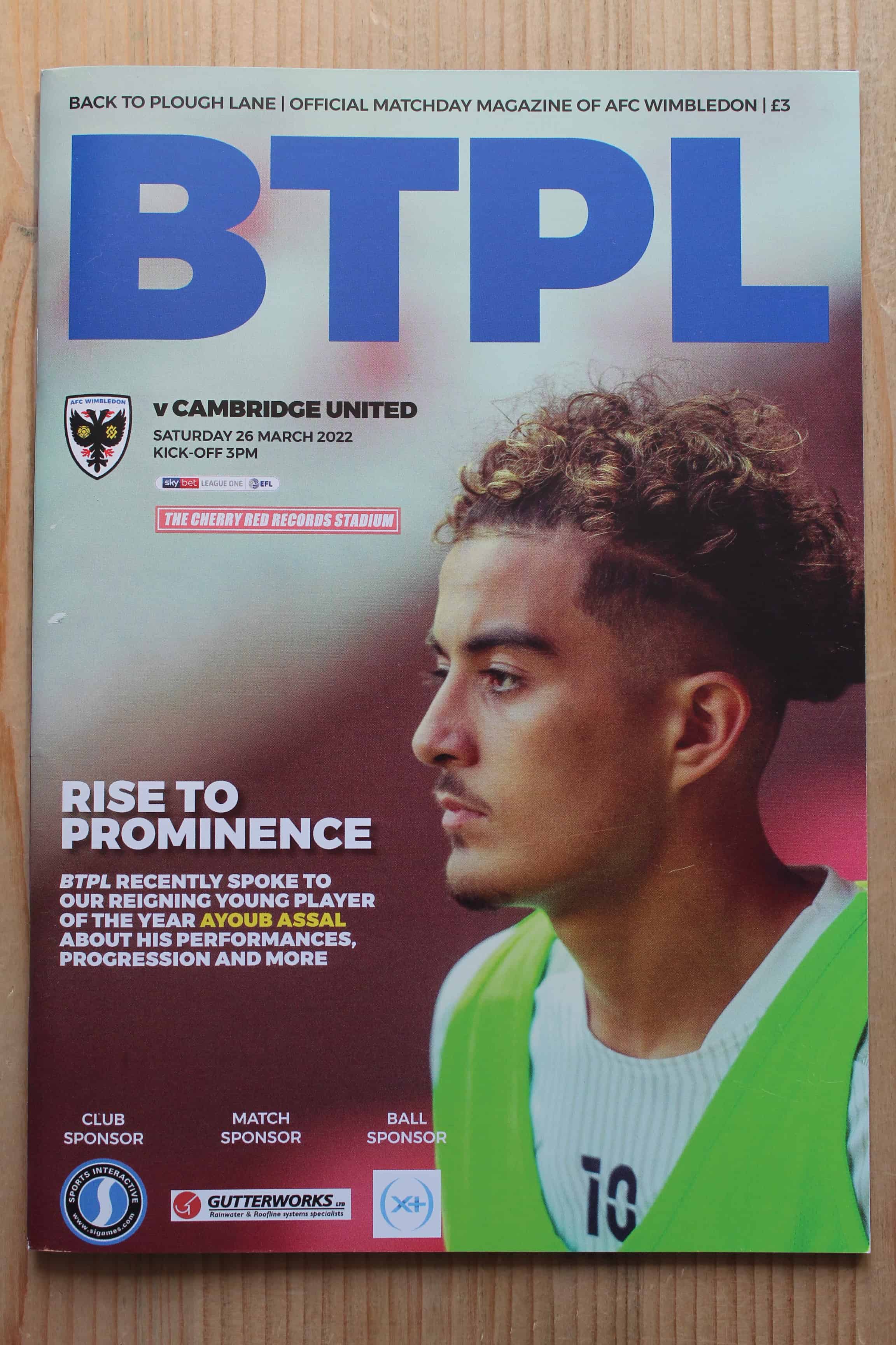 AFC Wimbledon FC v Cambridge United FC