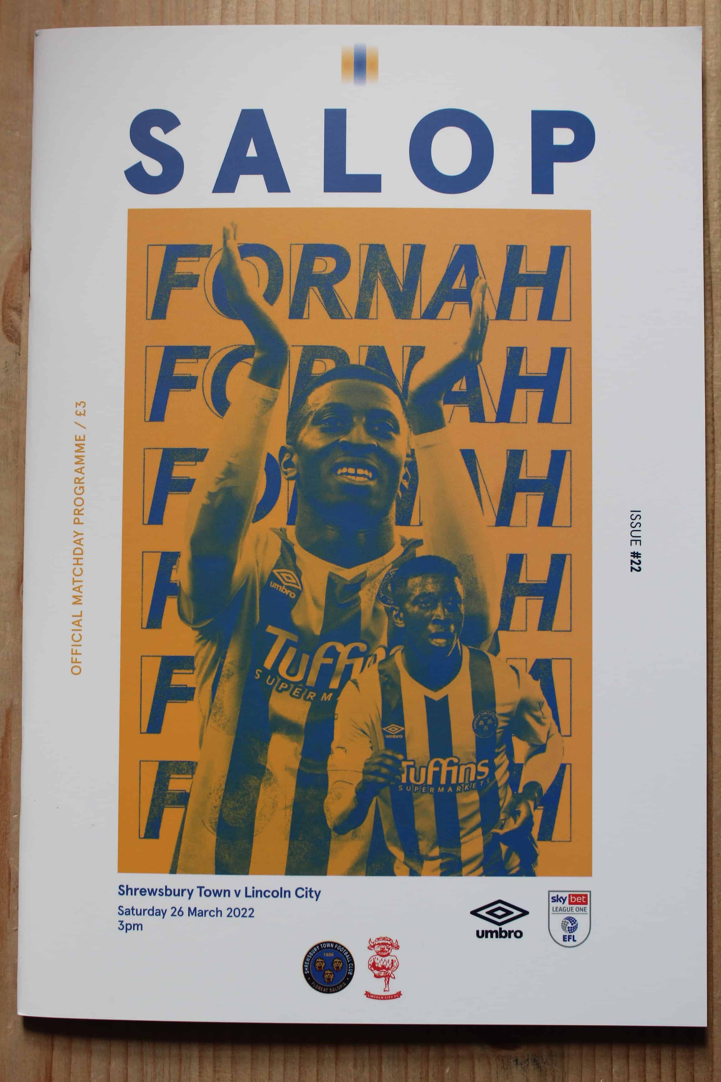 Shrewsbury Town FC v Lincoln City FC