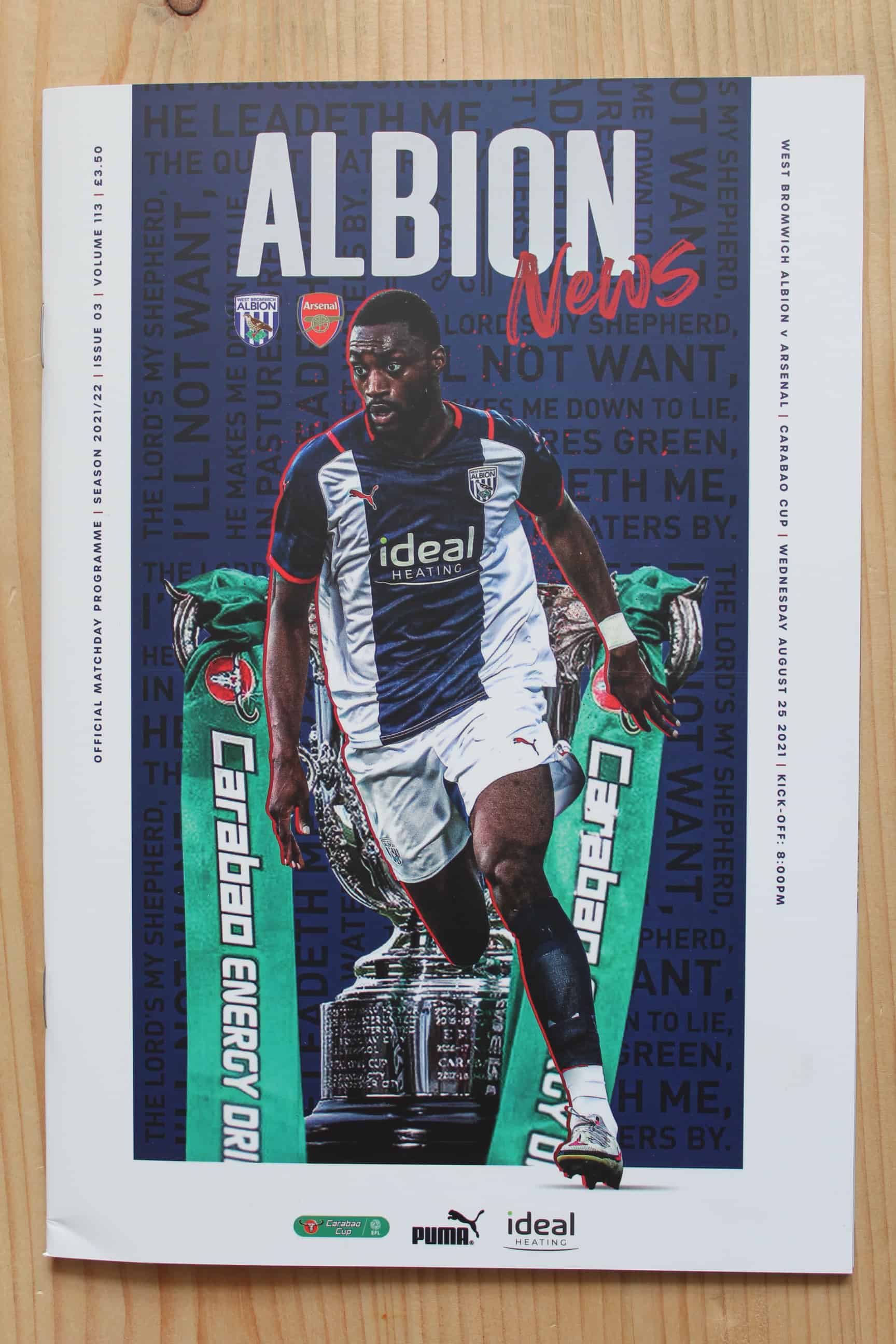 West Bromwich Albion FC  v Arsenal FC