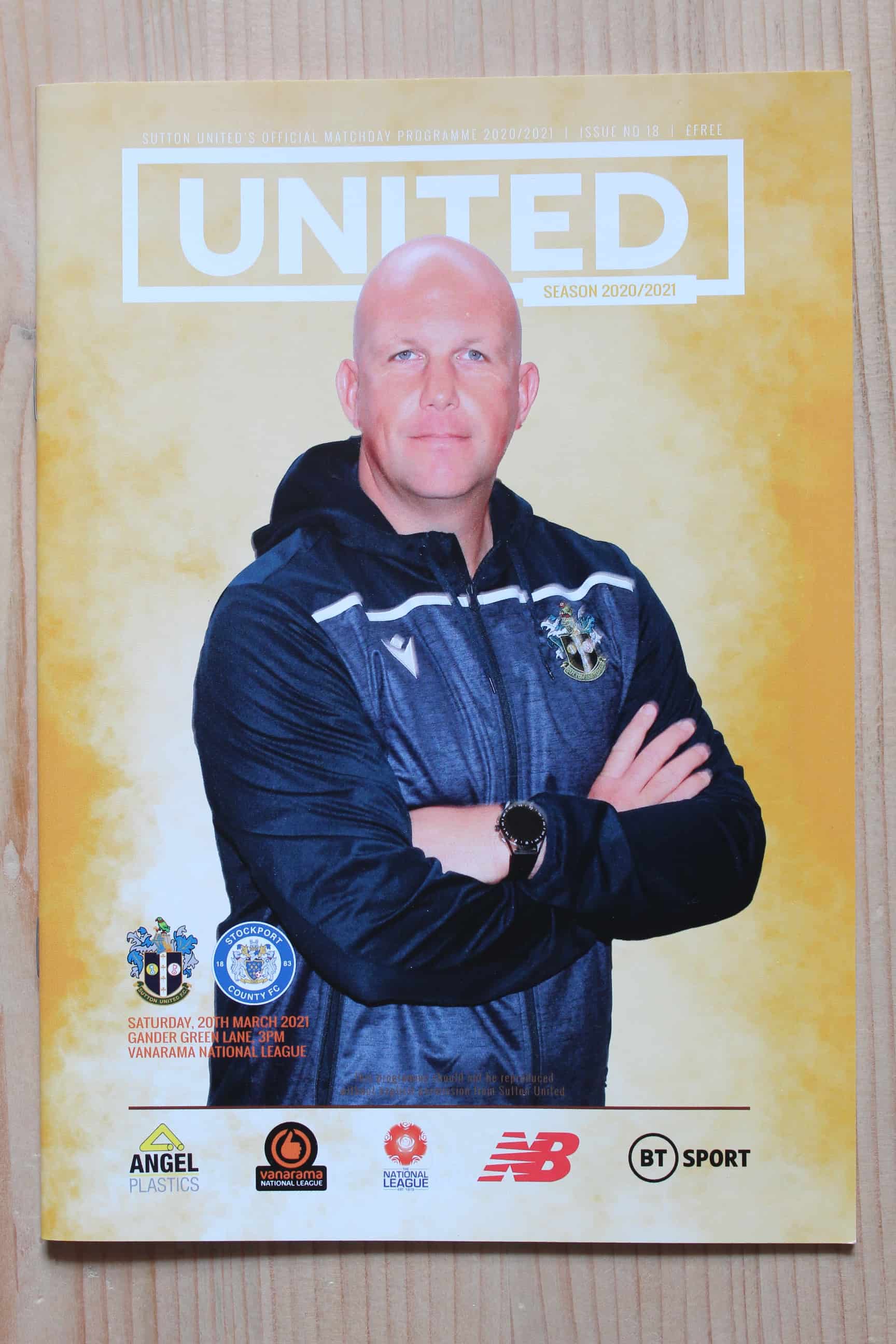 Sutton United v Stockport County FC