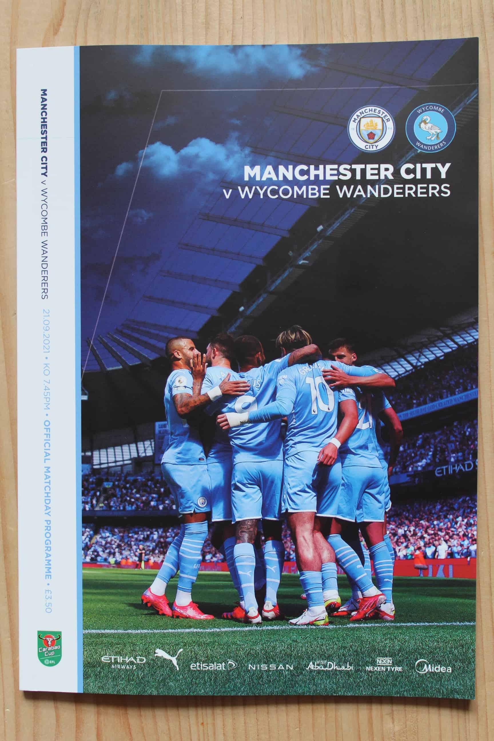 Manchester City FC v Wycombe Wanderers FC
