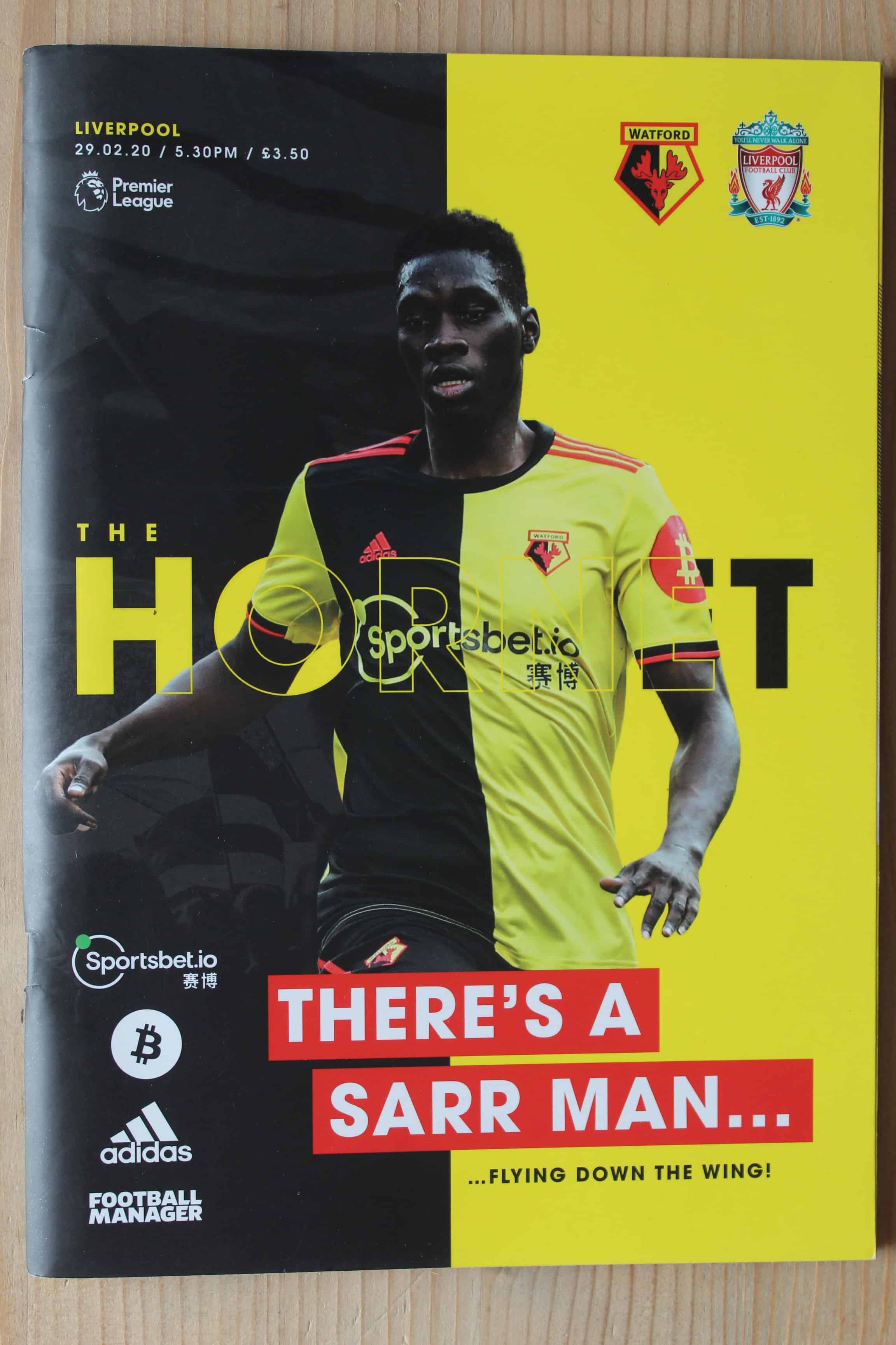 Watford FC v Liverpool FC