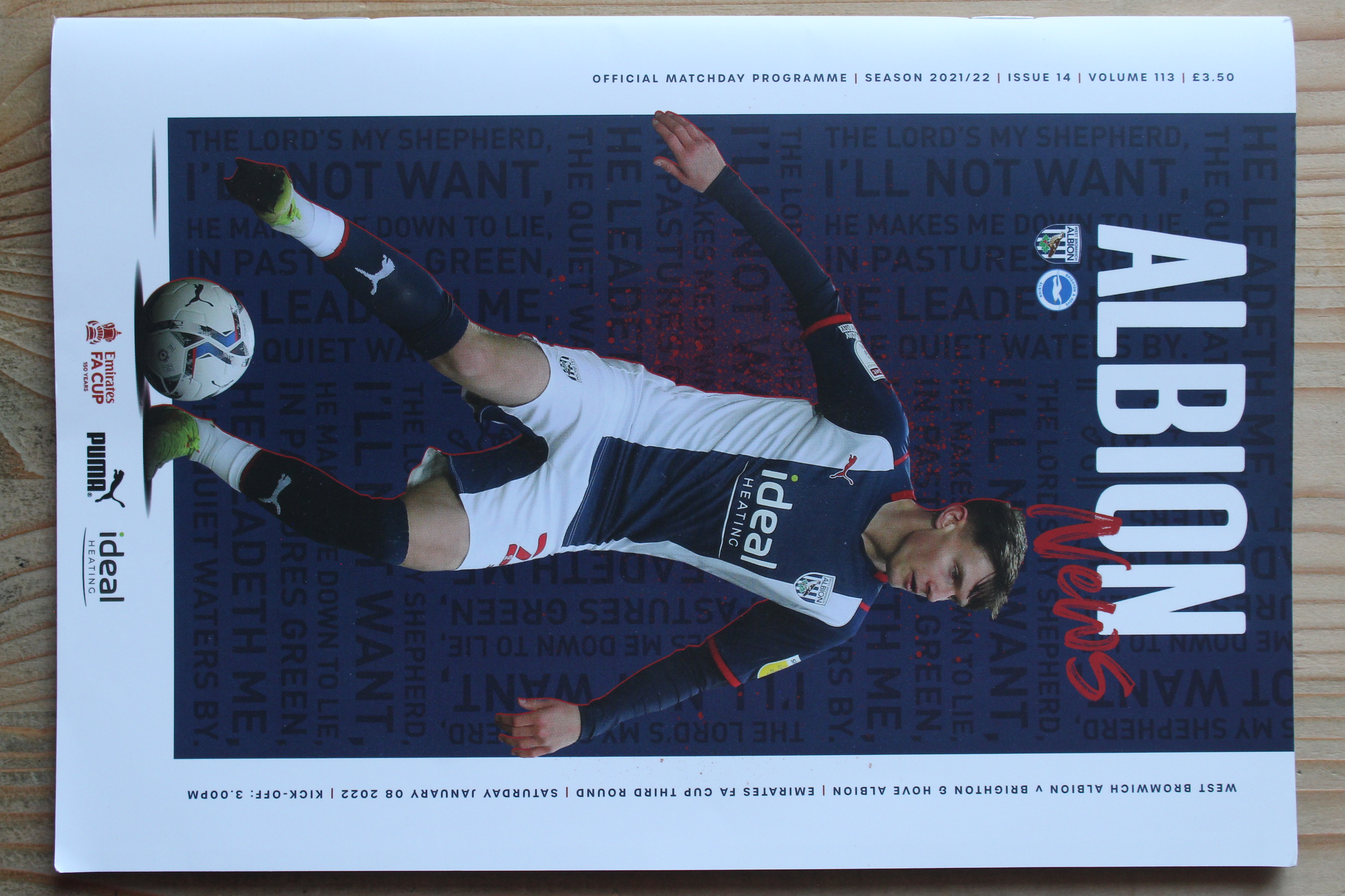 West Bromwich Albion FC  v Brighton & Hove Albion FC