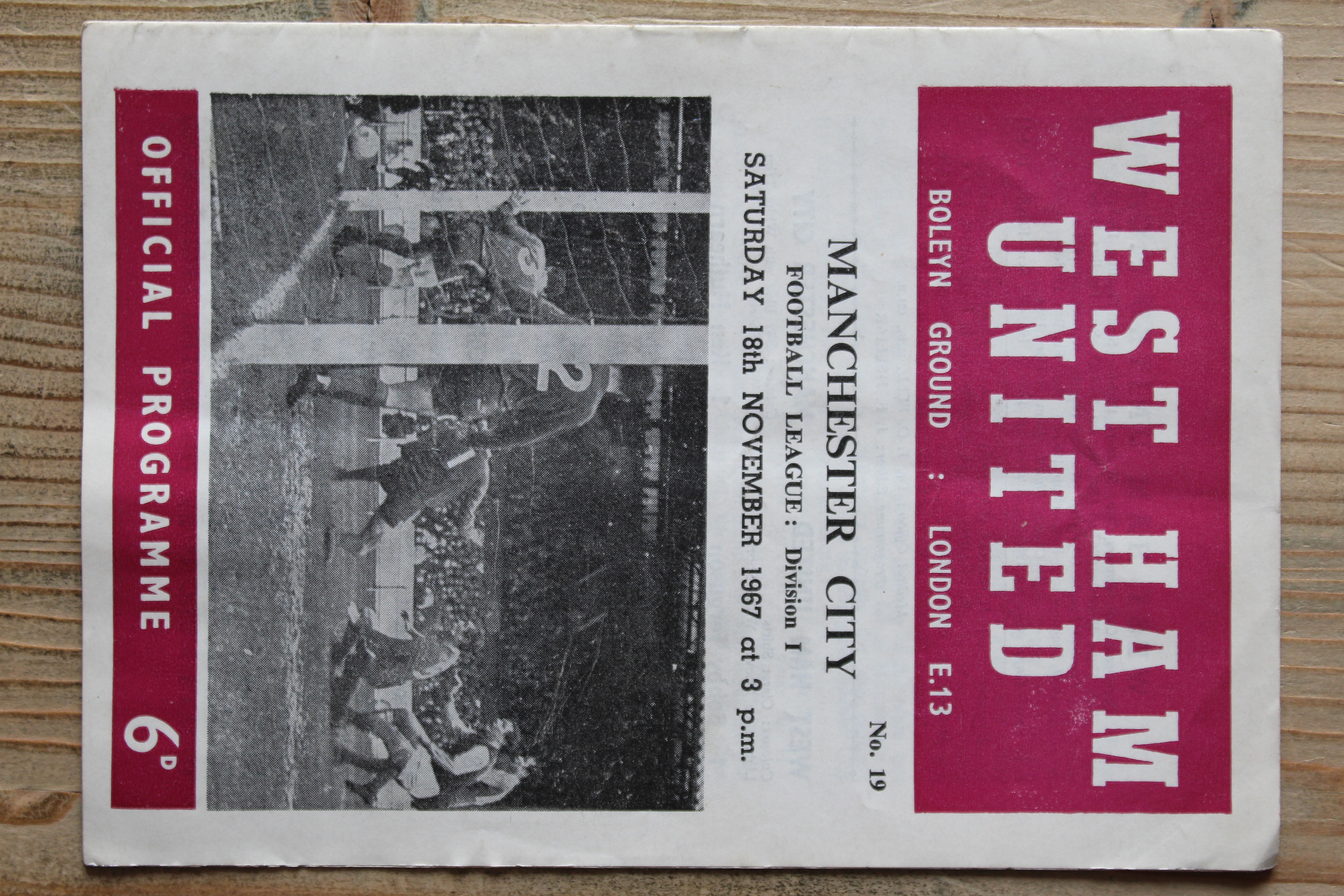 West Ham United FC v Manchester City FC