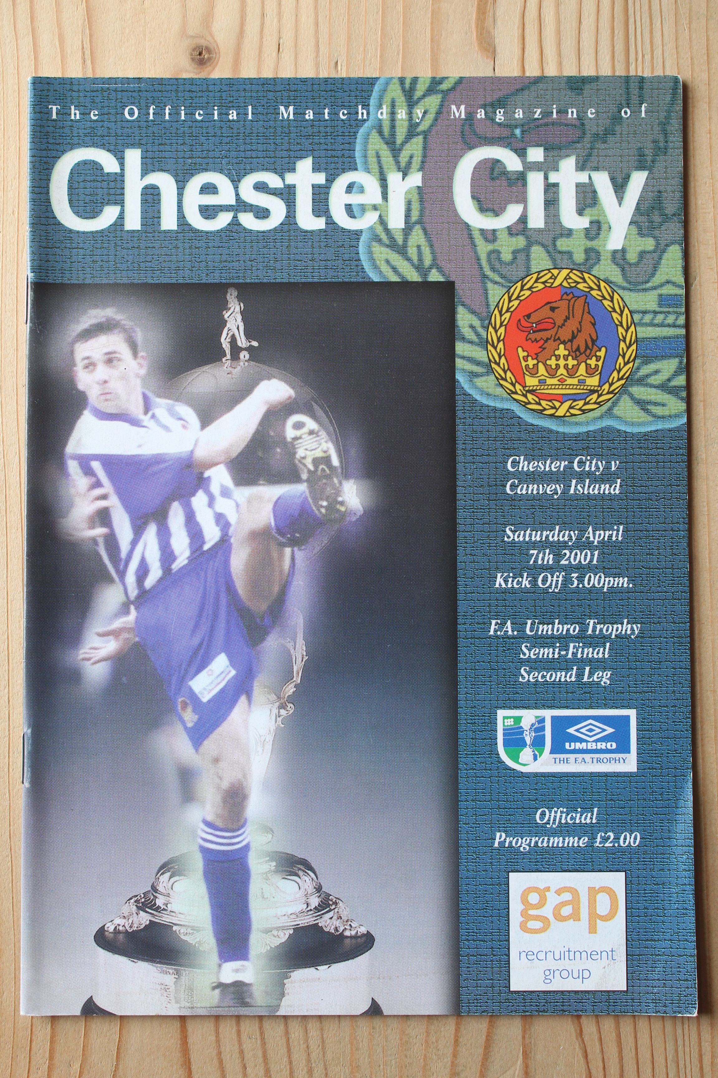 Chester City FC v Canvey Island 