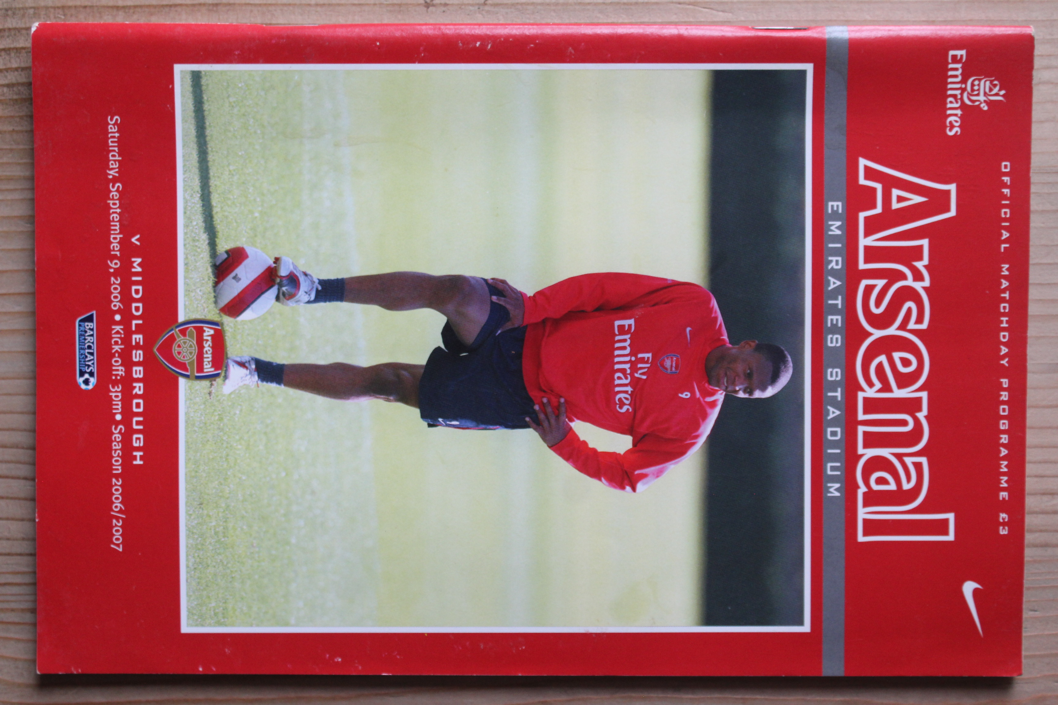 Arsenal FC v Middlesbrough FC