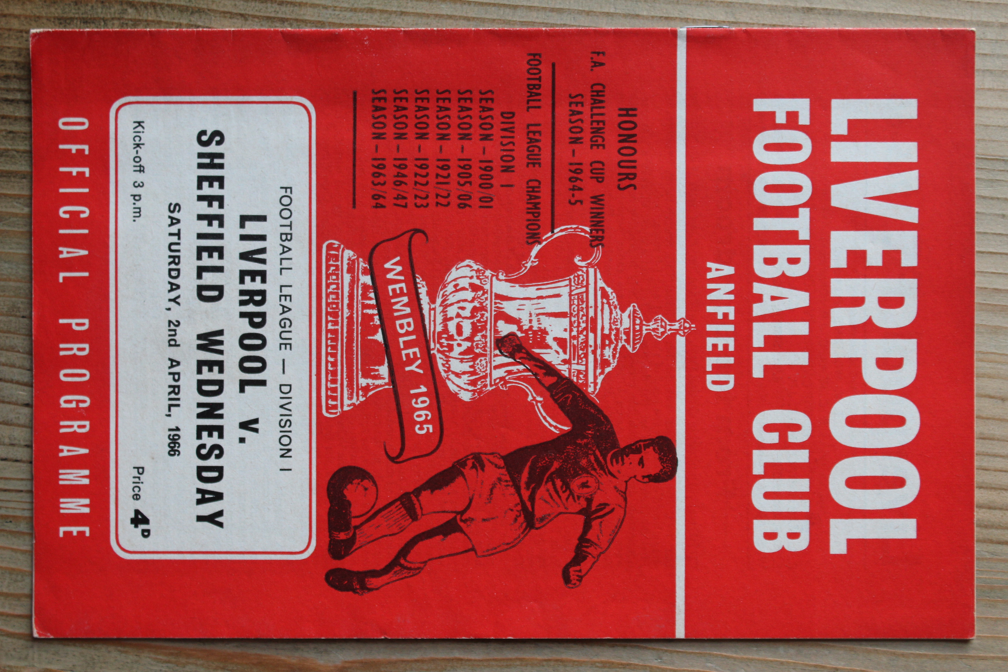 Liverpool FC v Sheffield Wednesday FC 