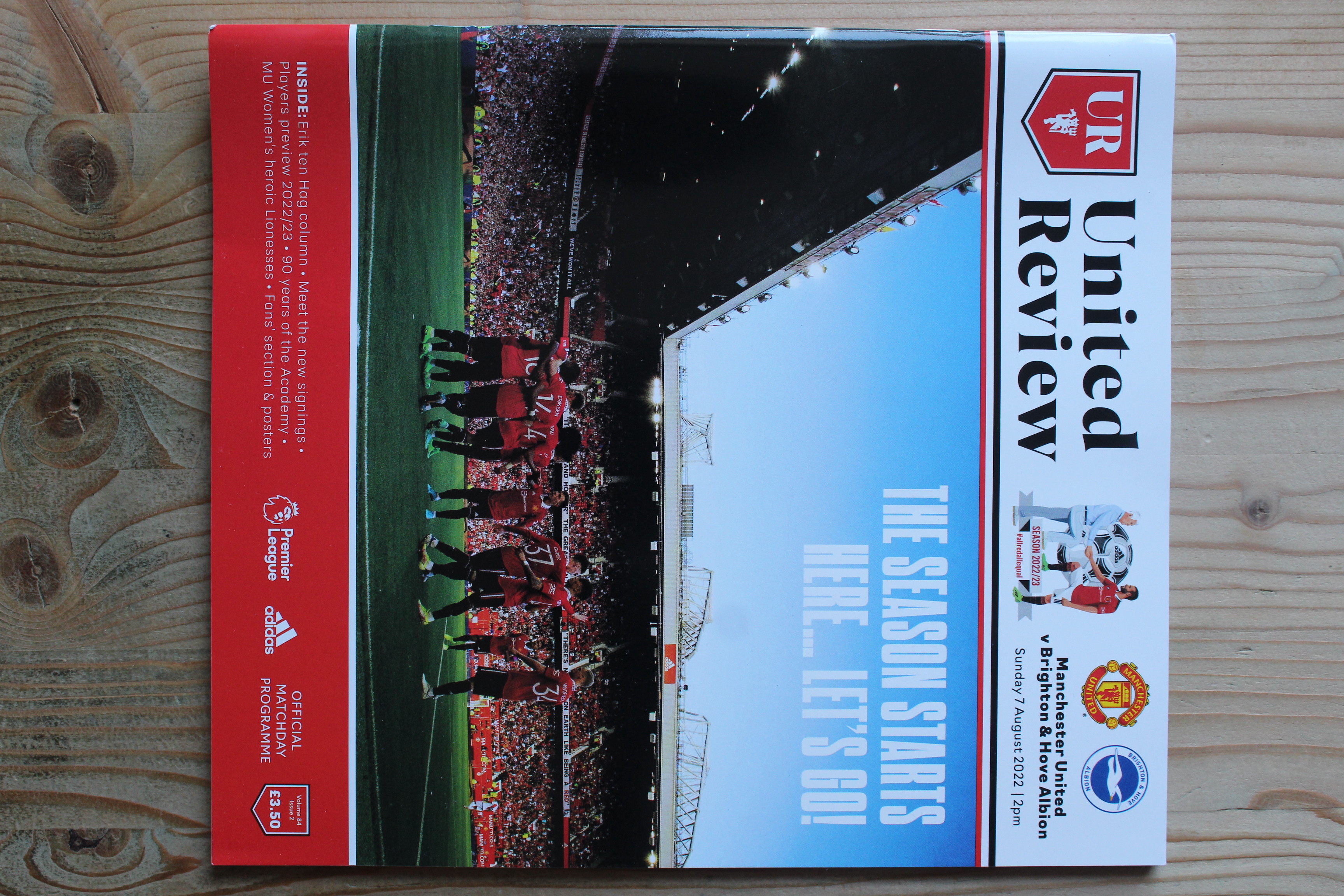 Manchester United FC v Brighton & Hove Albion FC