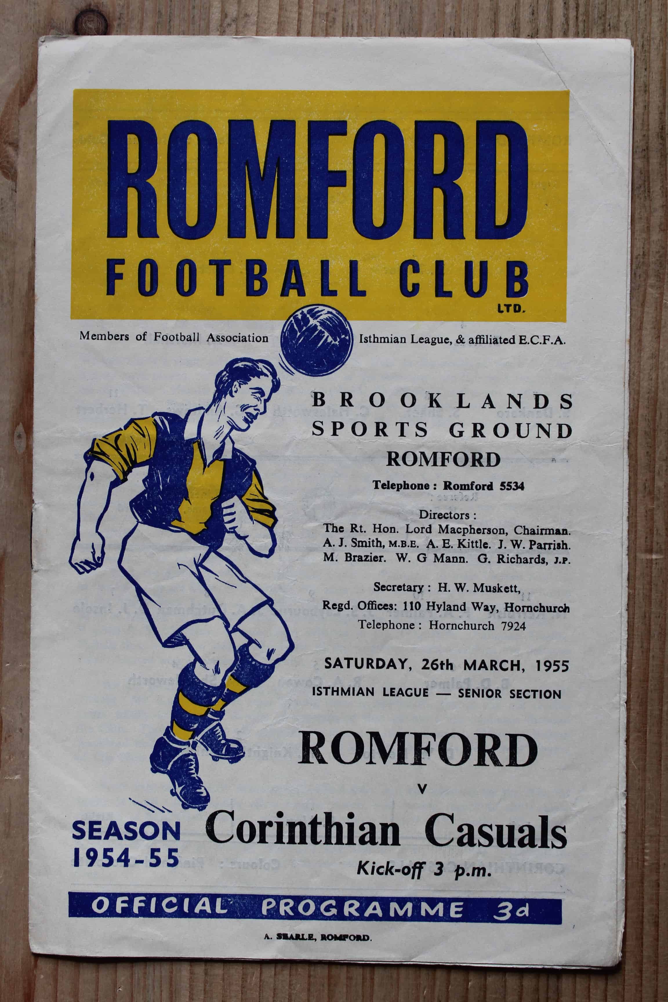 Romford v Corinthians Casuals