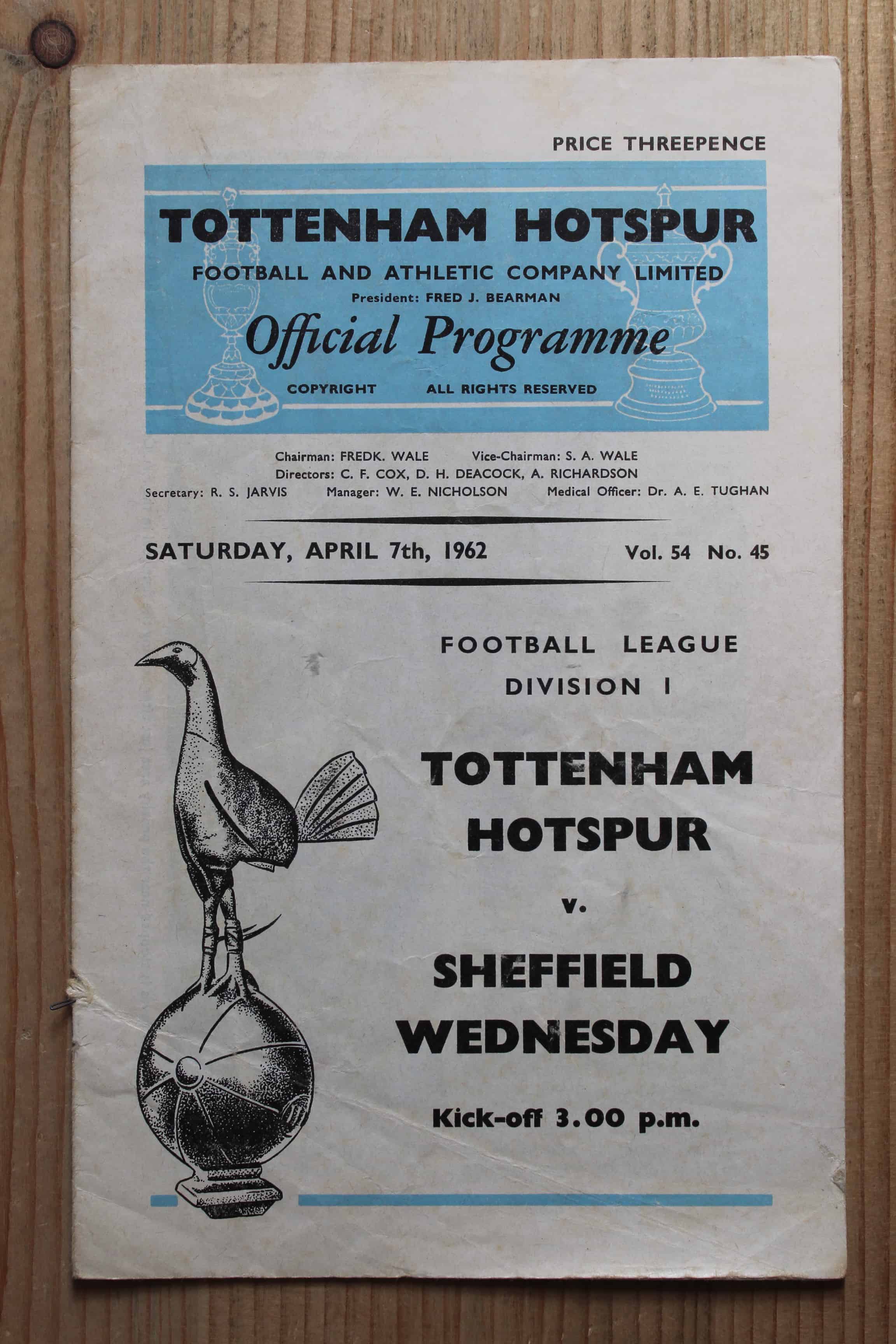 Tottenham Hotspur FC v Sheffield Wednesday FC 