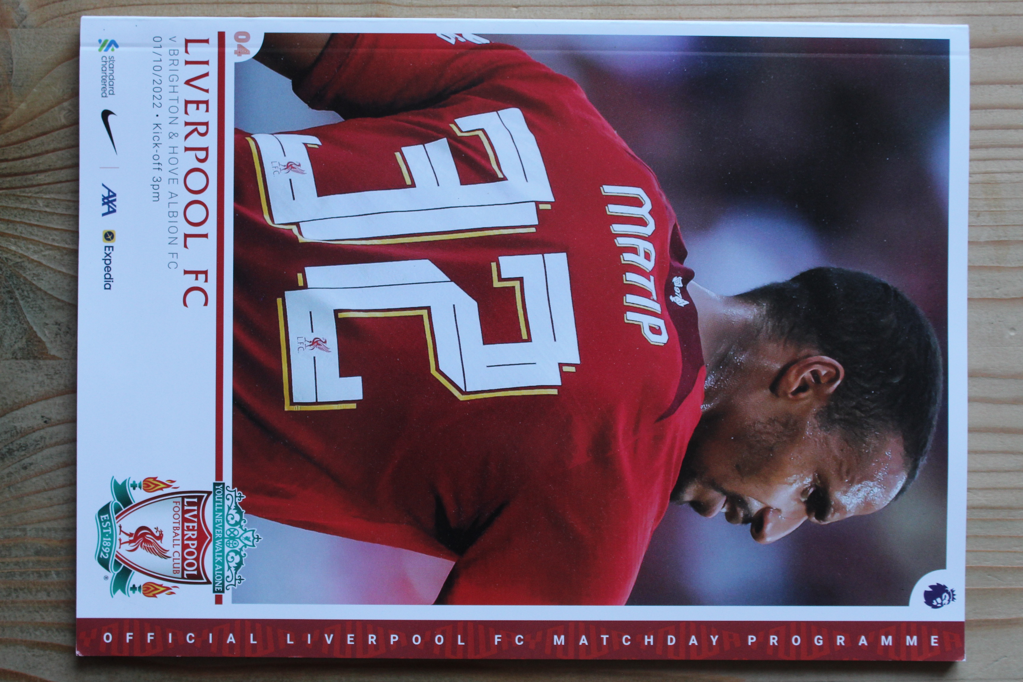 Liverpool FC v Brighton & Hove Albion FC