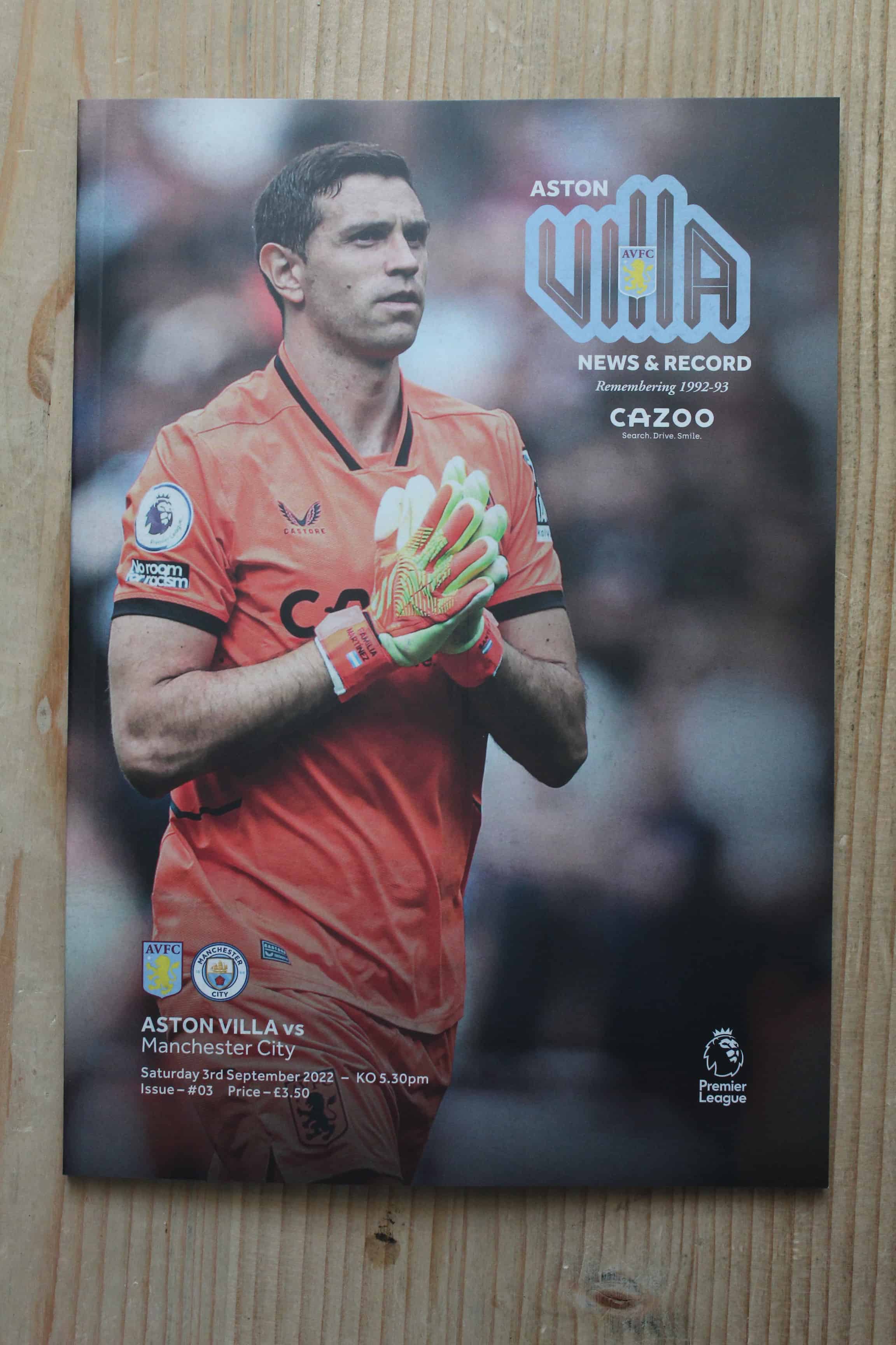 Aston Villa FC v Manchester City FC