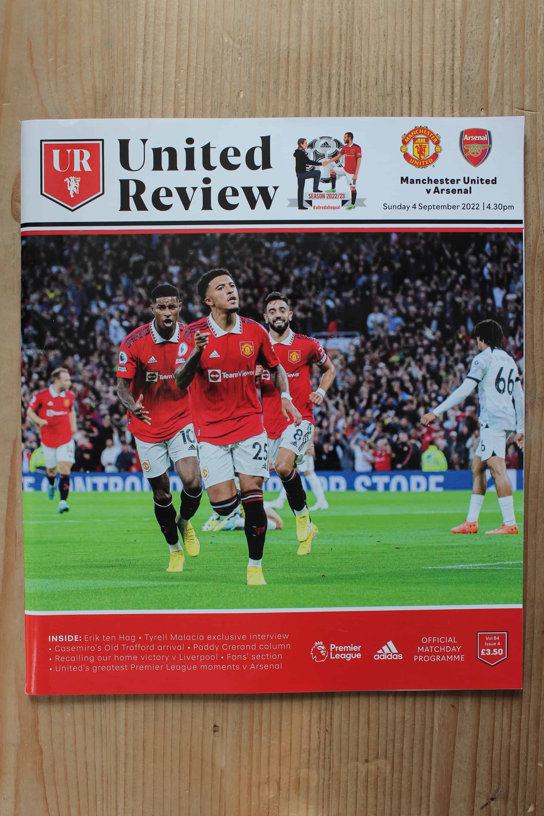 Manchester United FC v Arsenal FC