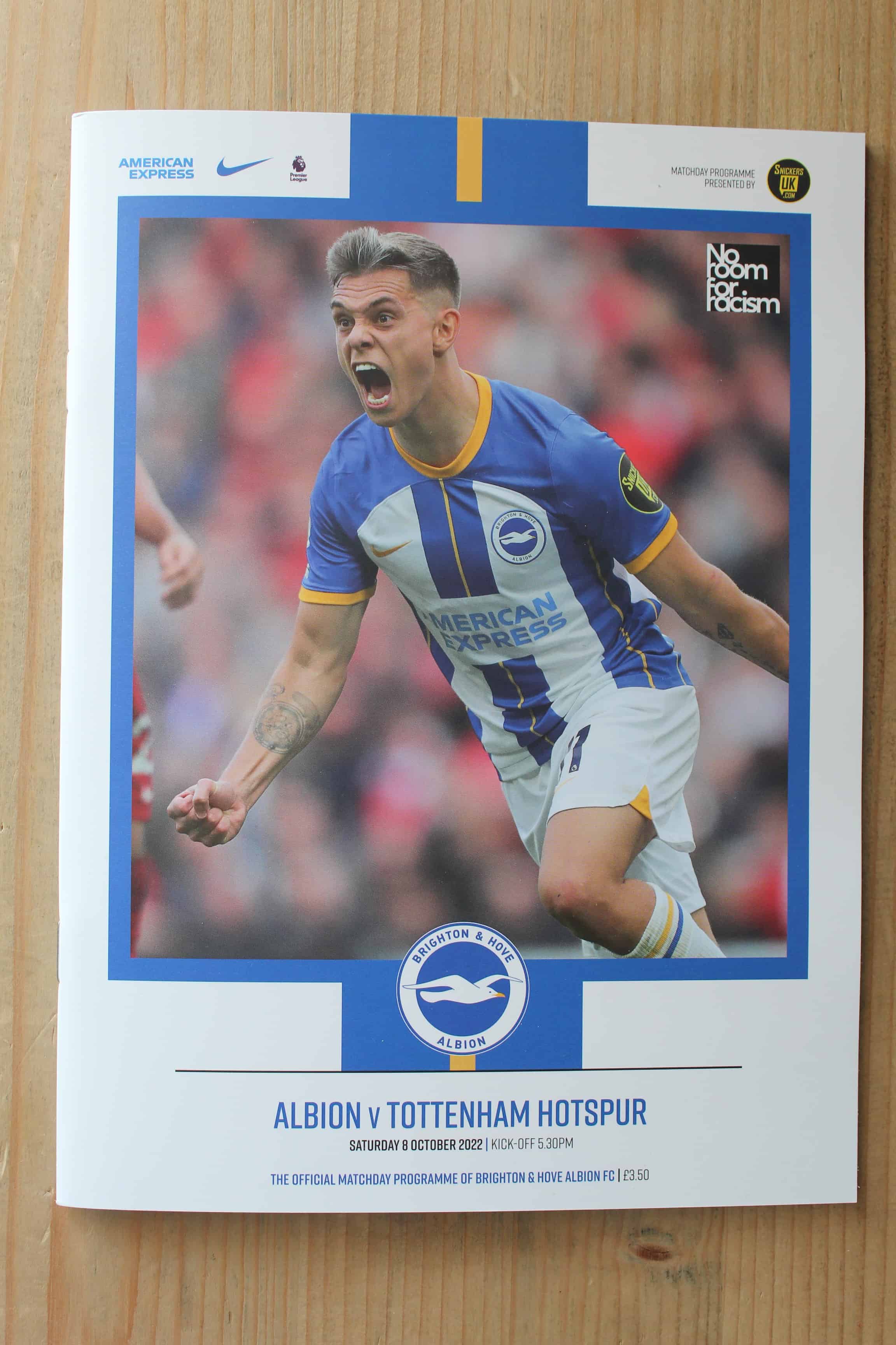 Brighton & Hove Albion FC v Tottenham Hotspur FC