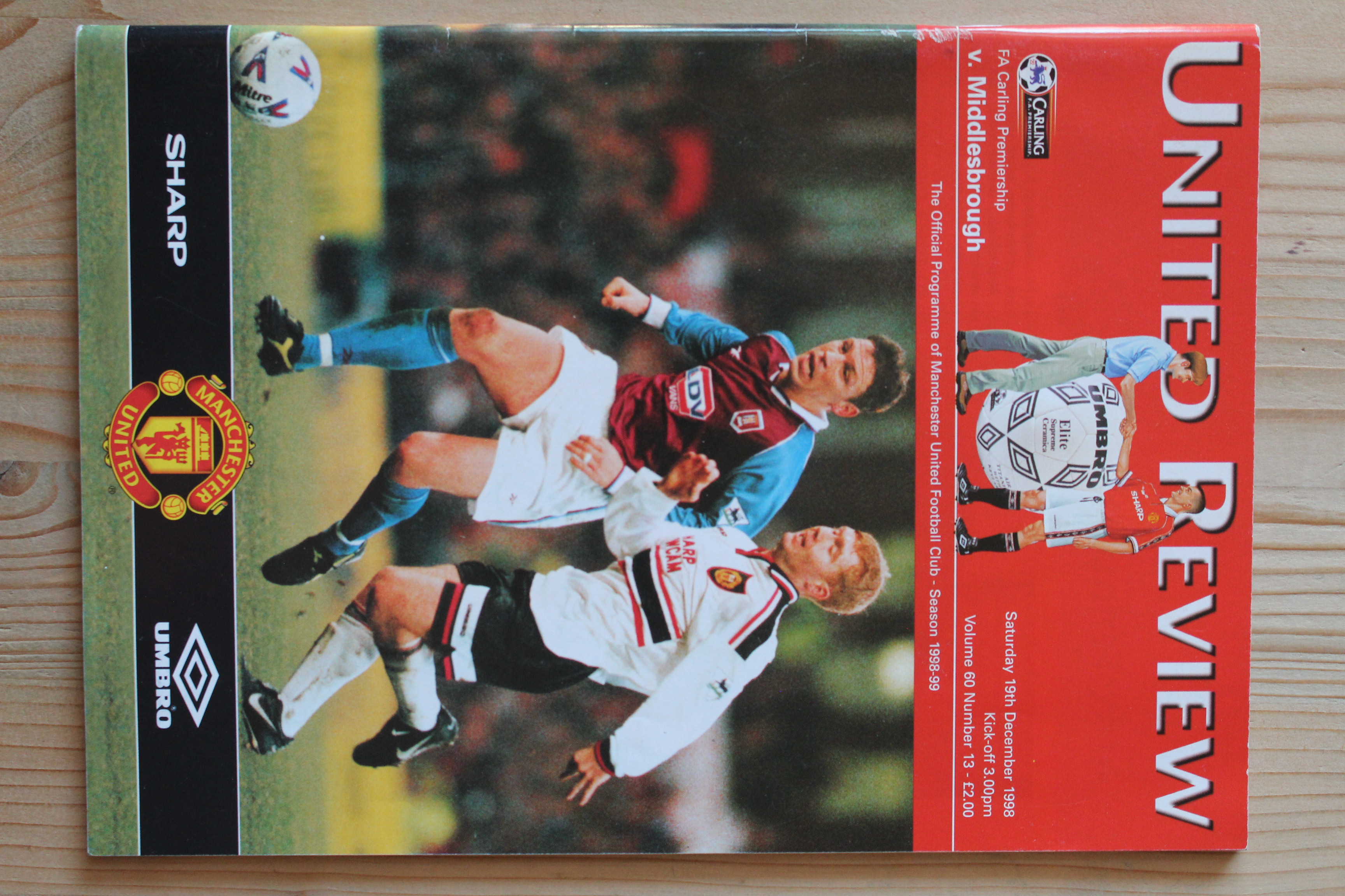 Manchester United FC v Middlesbrough FC