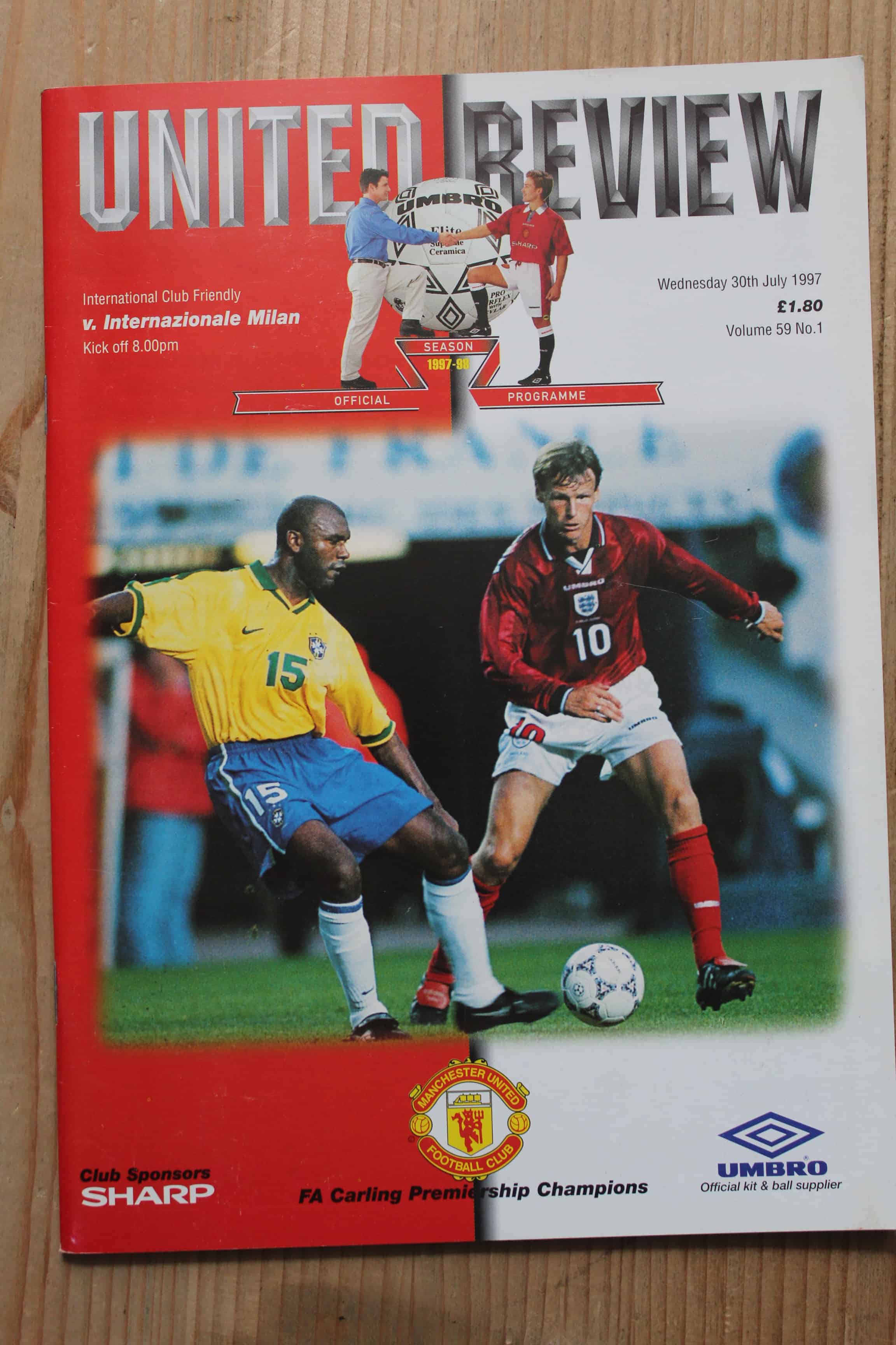 Manchester United FC v Internazionale/Inter Milan
