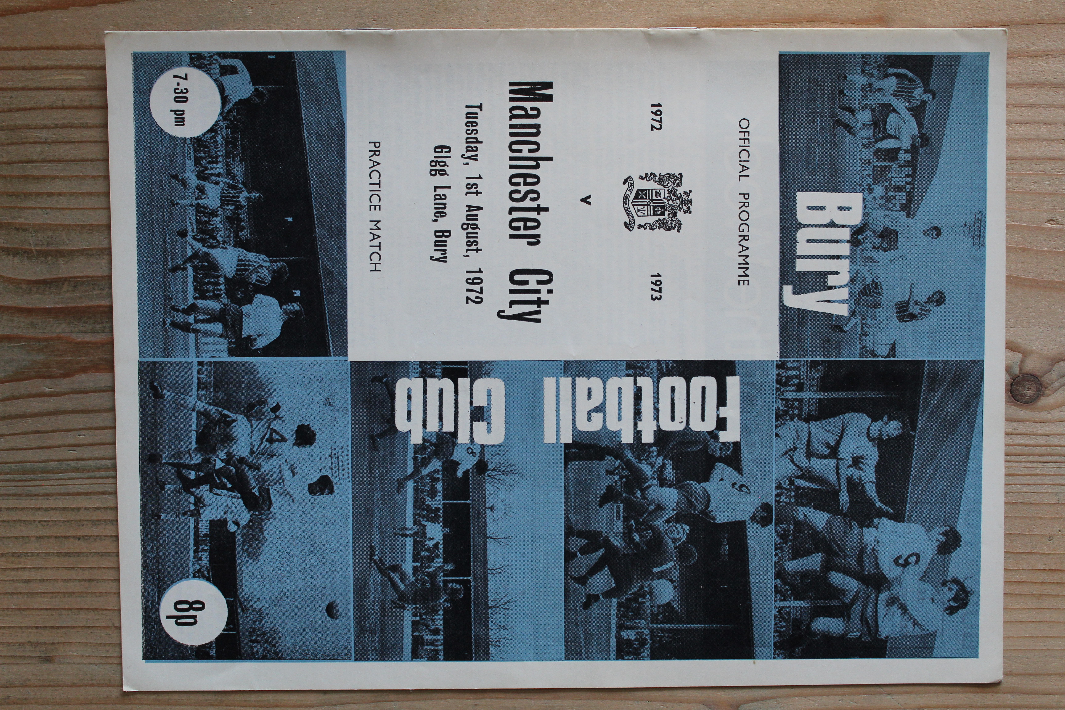 Bury FC v Manchester City FC