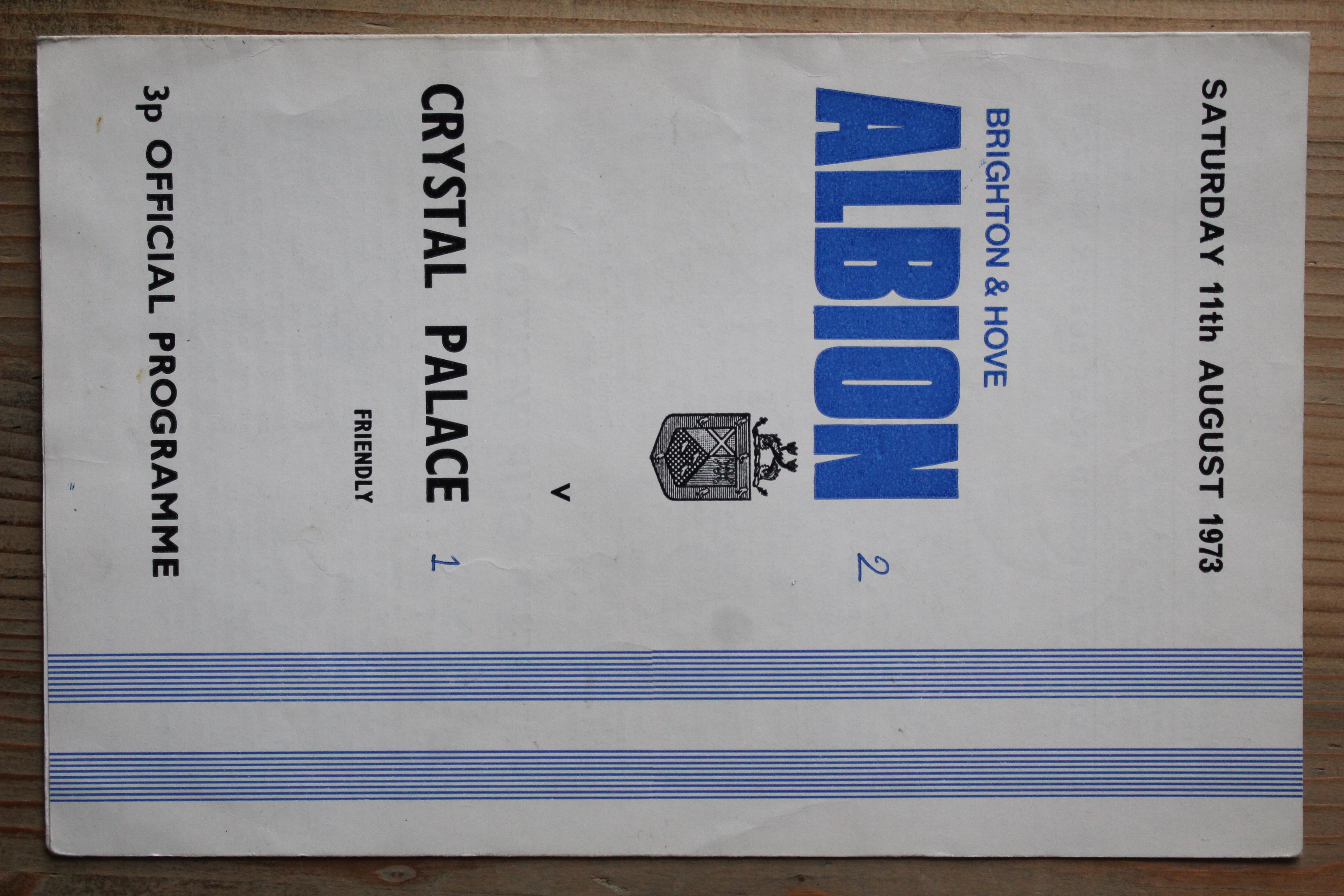 Brighton & Hove Albion FC v Crystal Palace FC