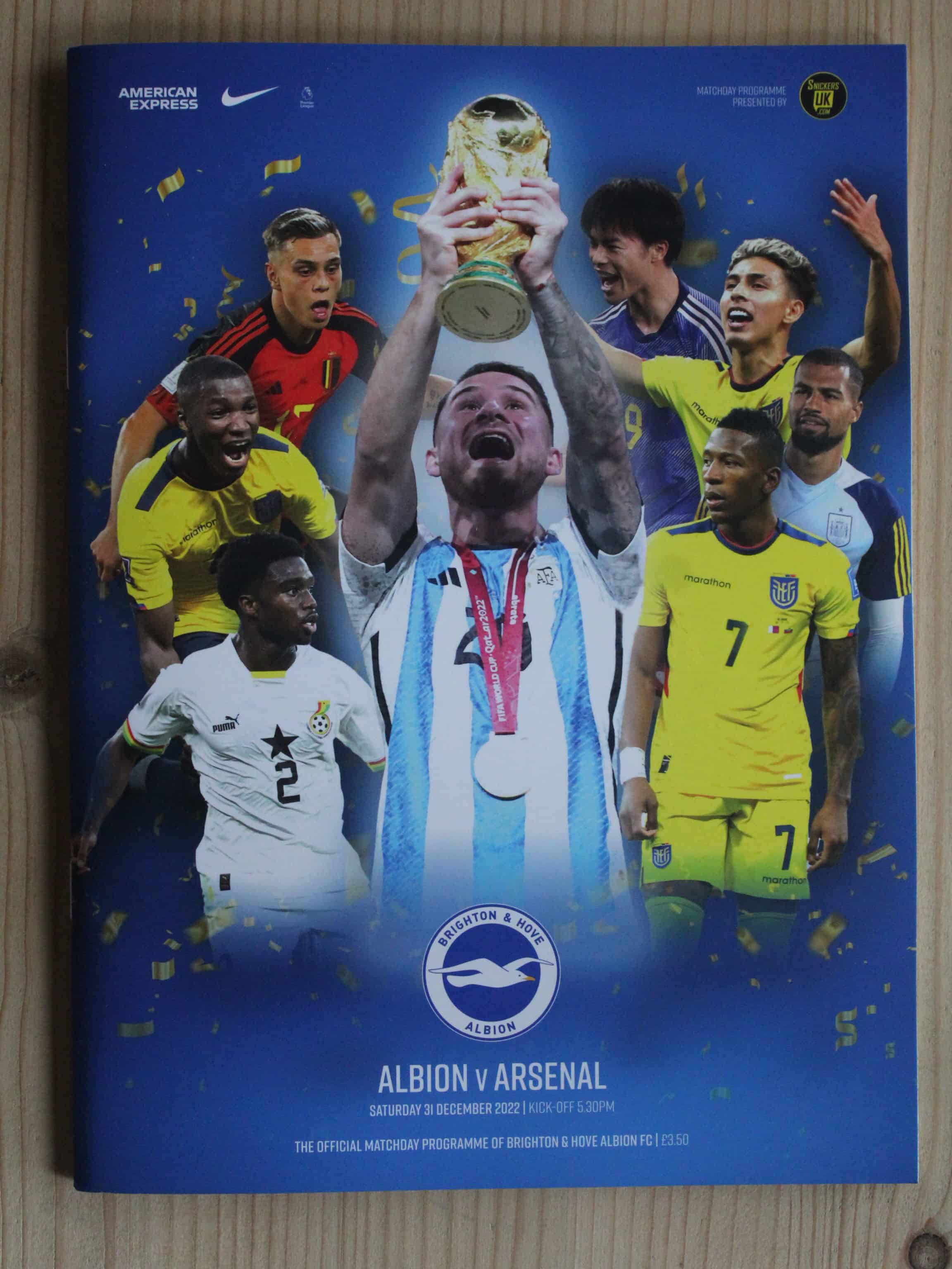 Brighton & Hove Albion FC v Arsenal FC