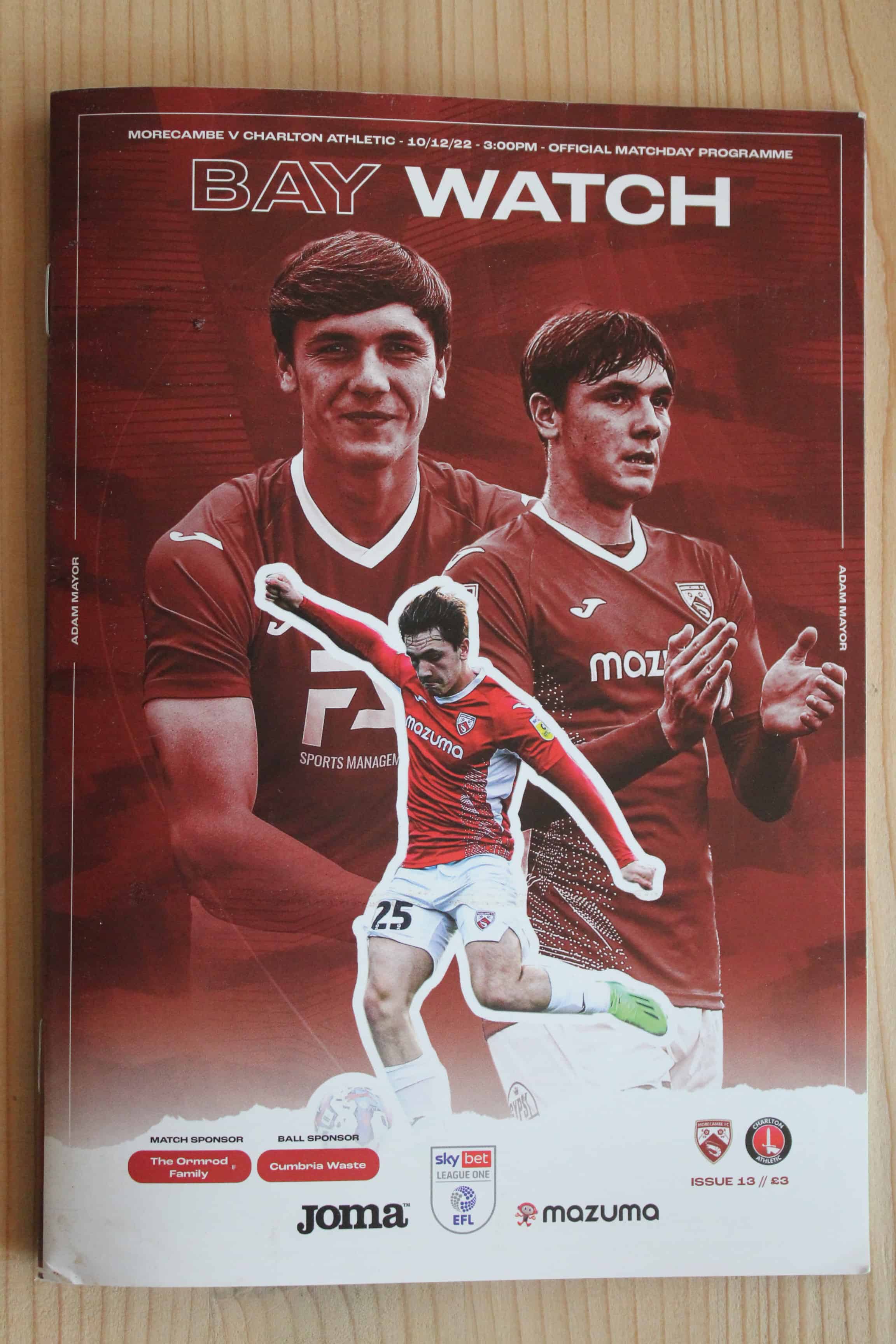 Morecambe FC v Charlton Athletic FC