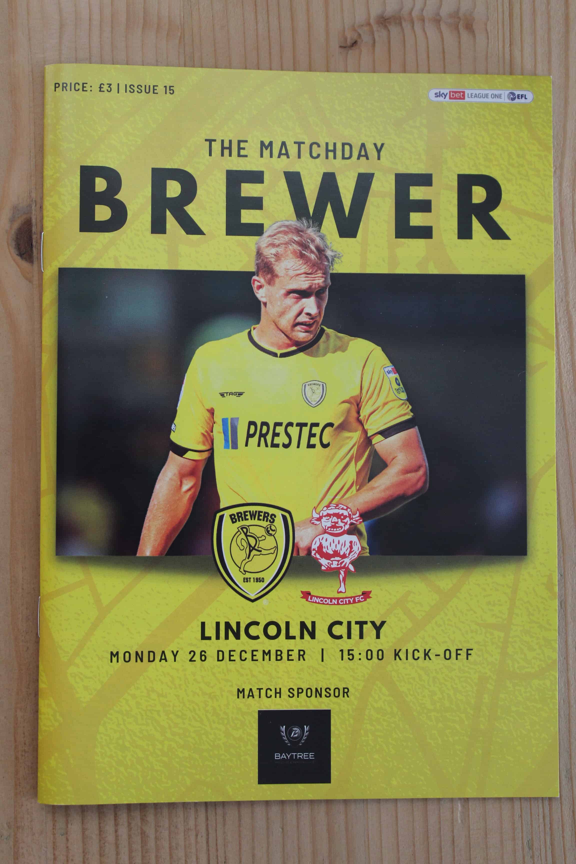 Burton Albion FC v Lincoln City FC