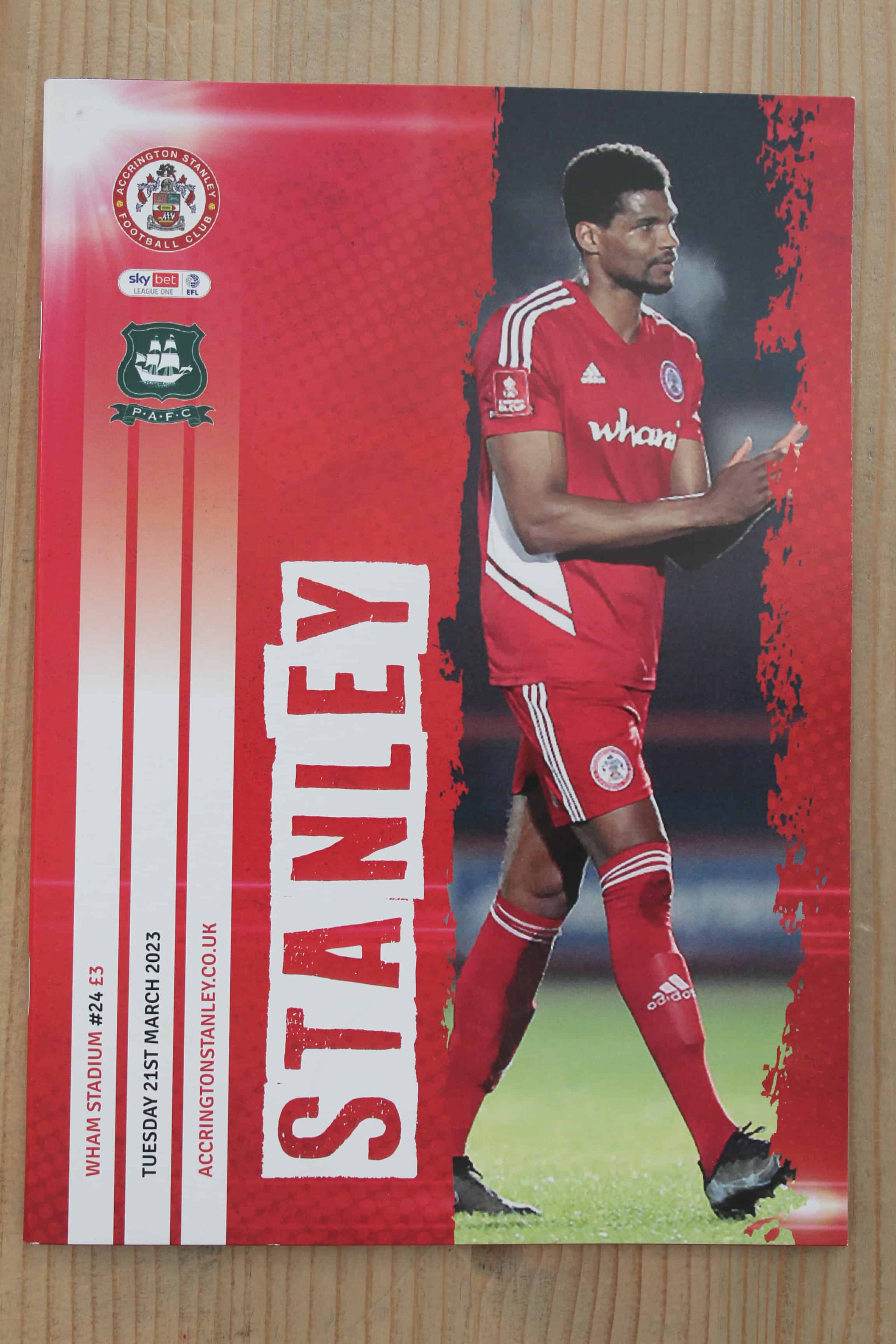 Accrington Stanley FC v Plymouth Argyle FC