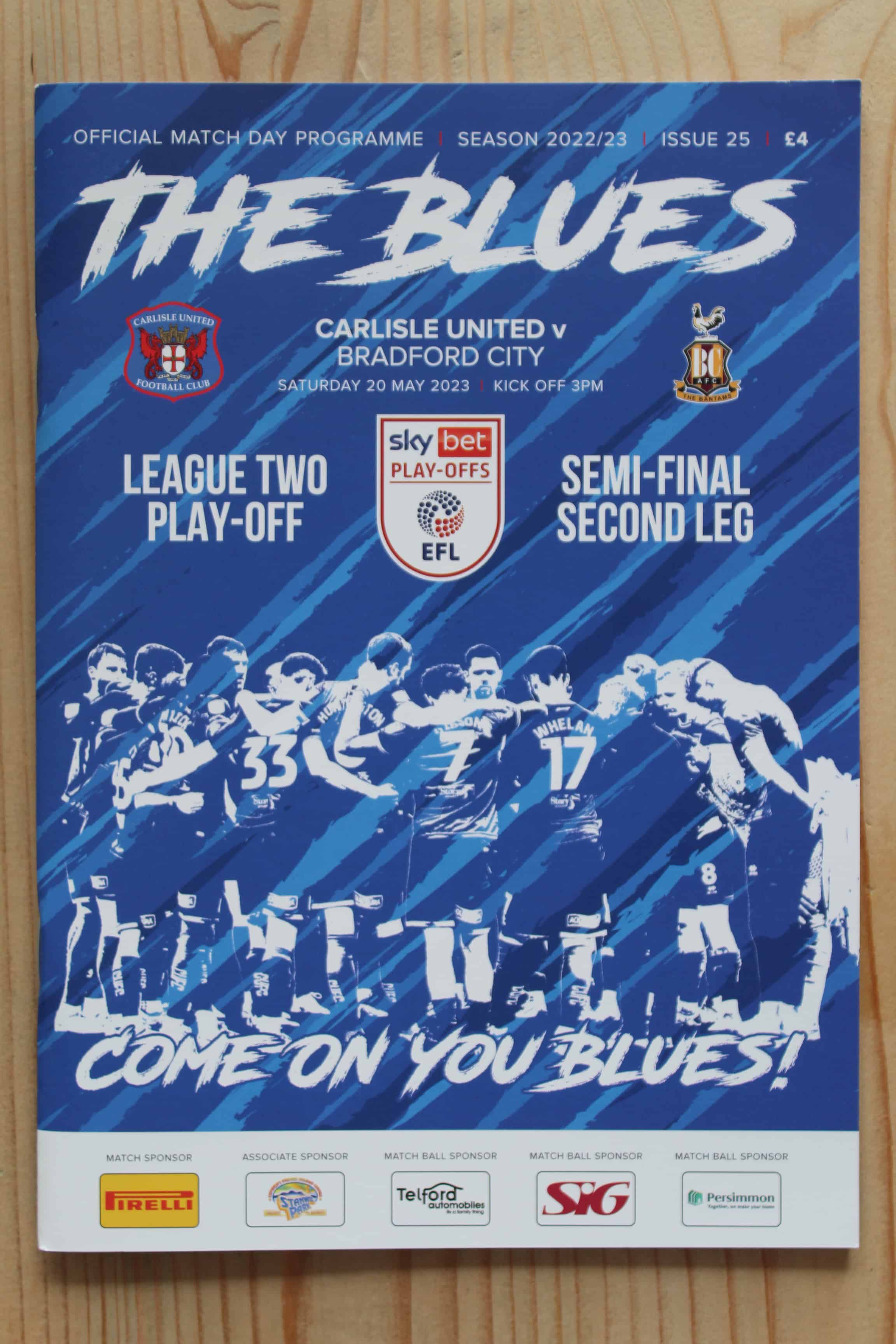 Carlisle United FC v Bradford City FC