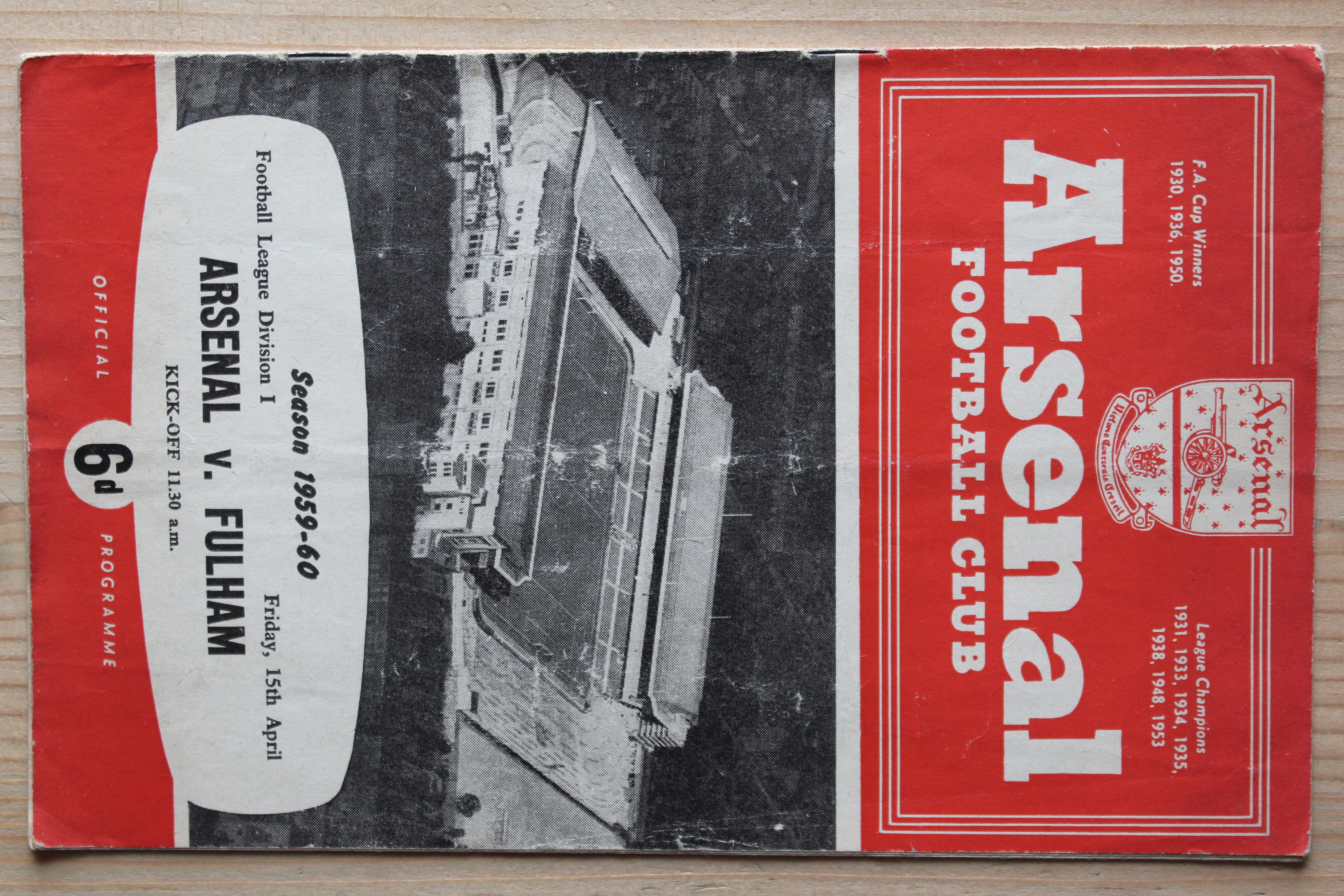Arsenal FC v Fulham FC