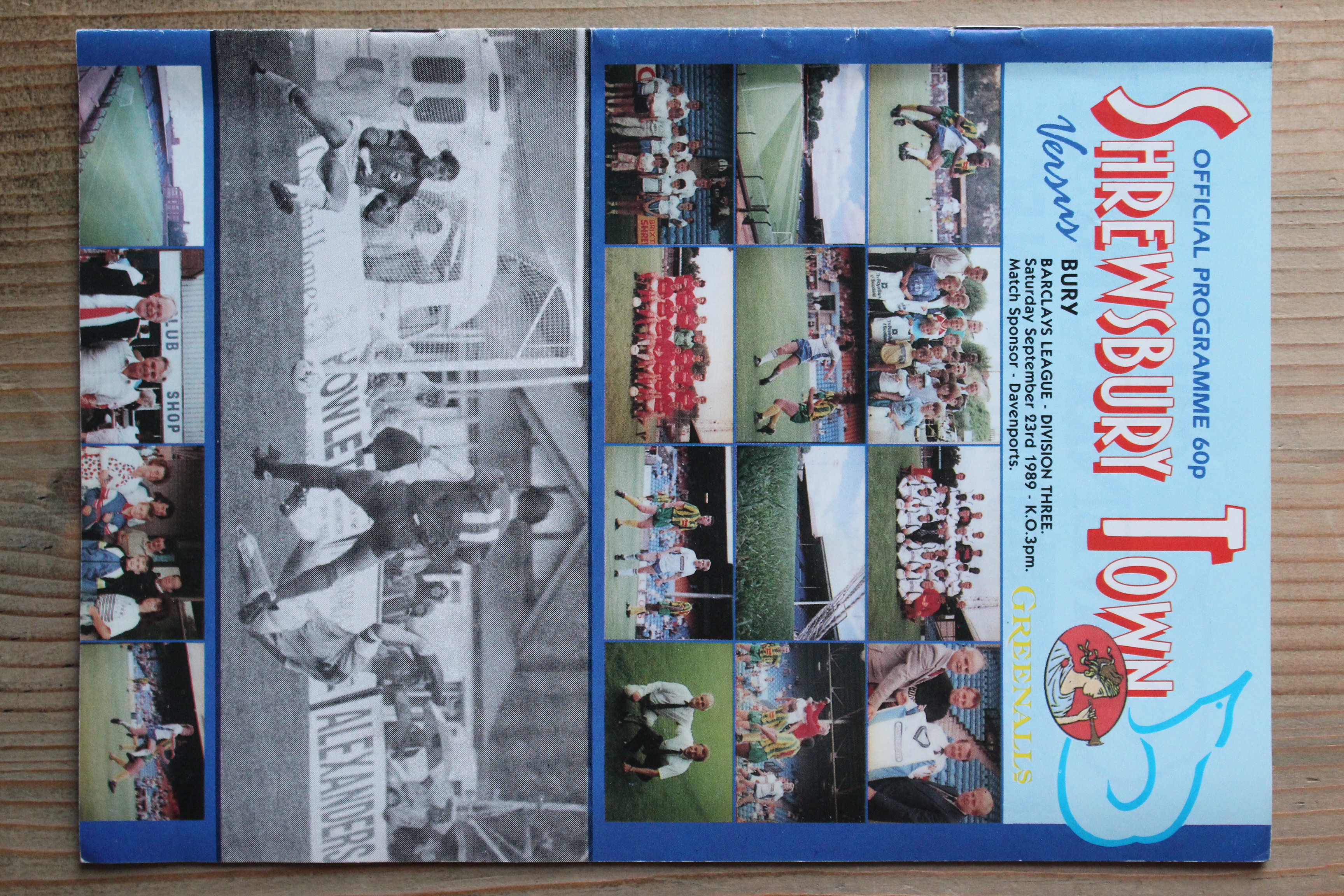 Shrewsbury Town FC v Bury FC