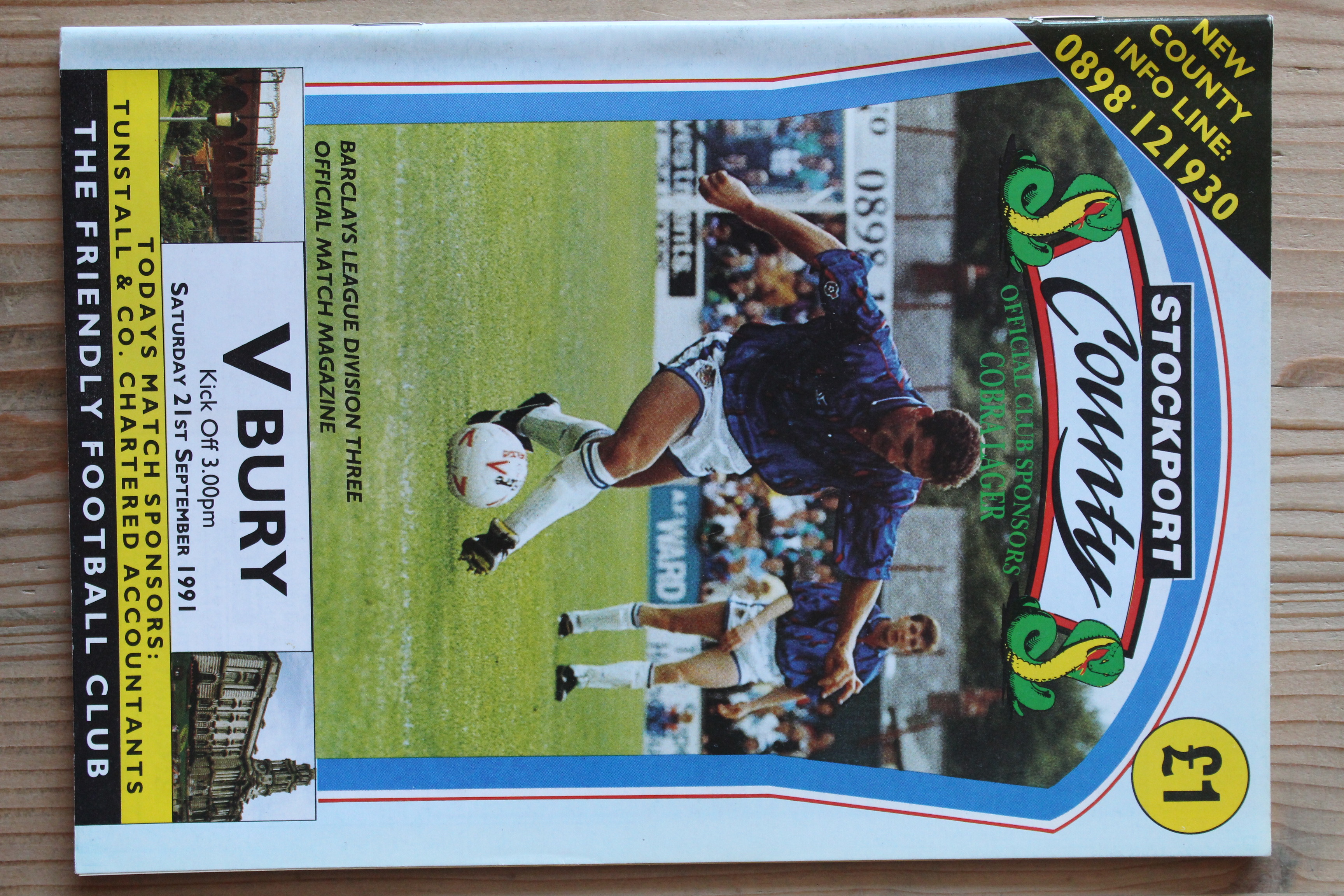 Stockport County FC v Bury FC