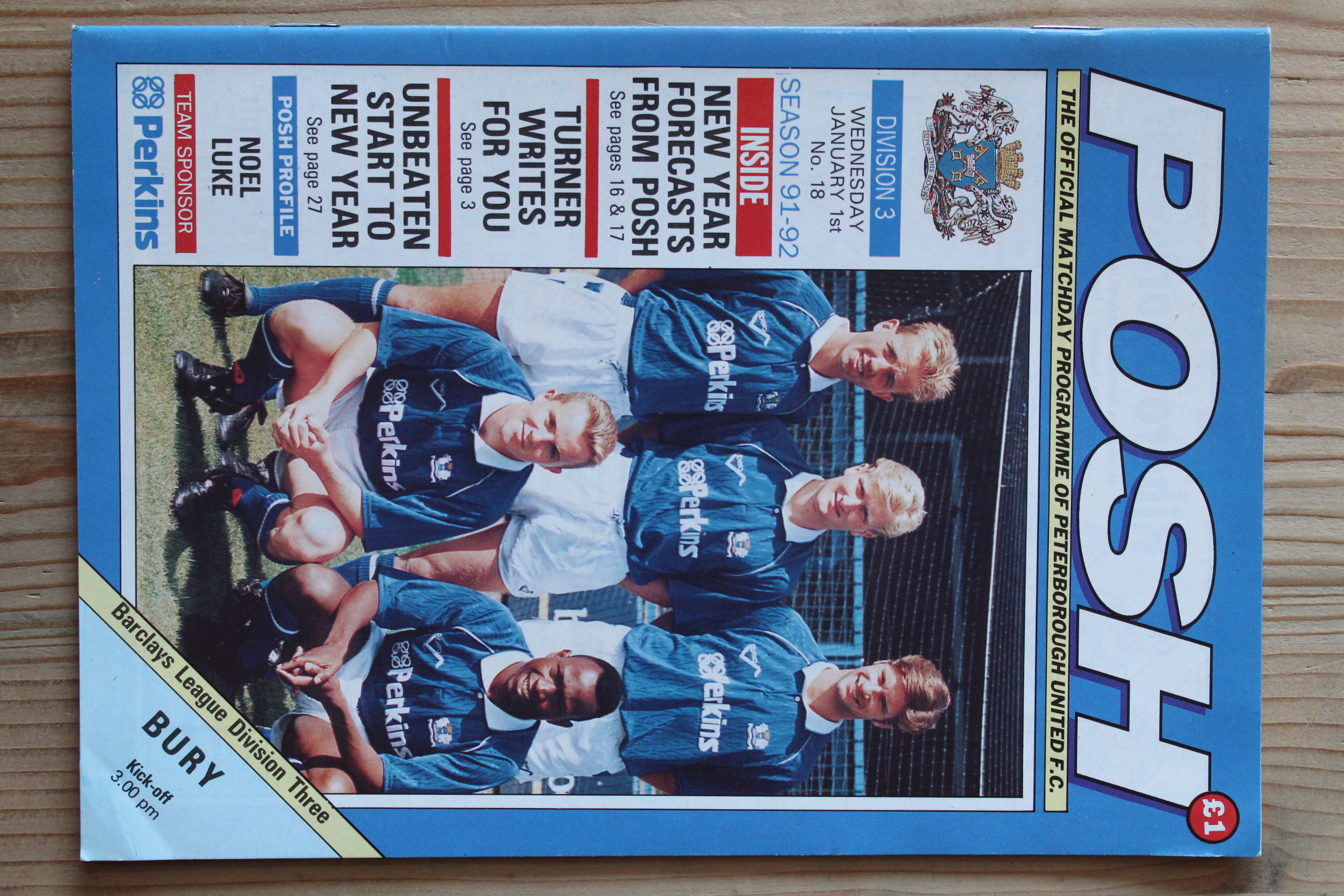 Peterborough United FC v Bury FC