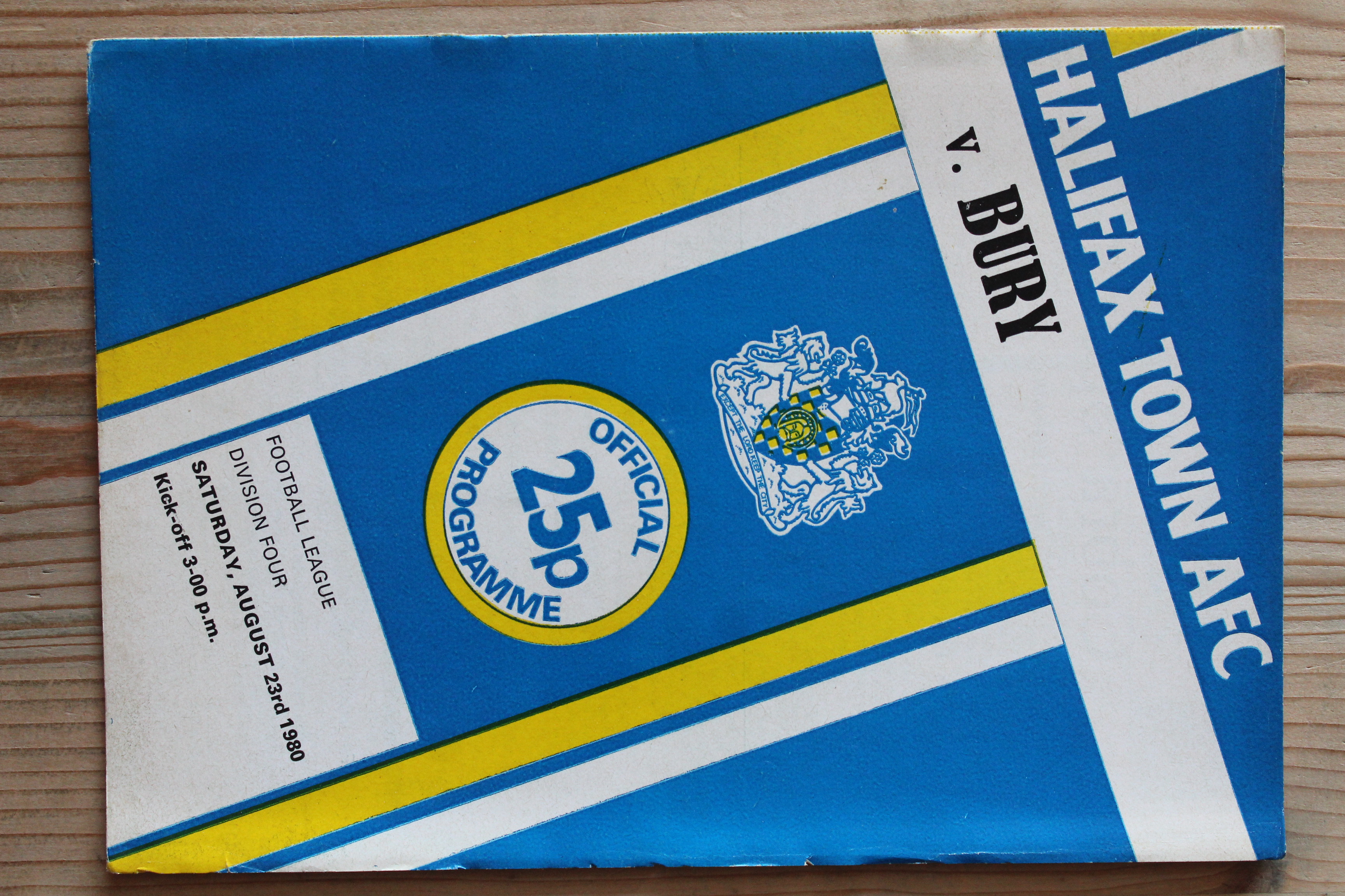 FC Halifax Town  v Bury FC