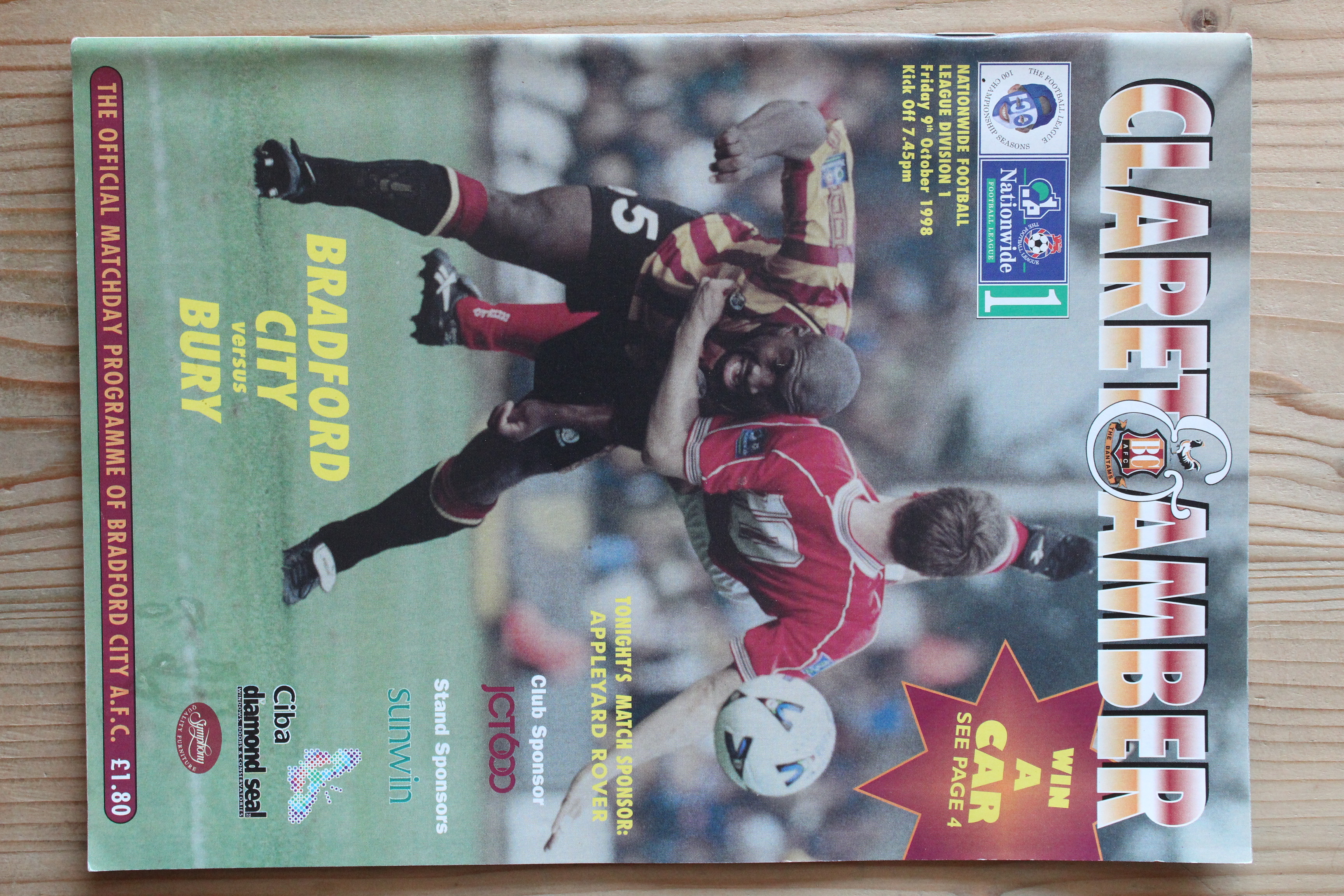 Bradford City FC v Bury FC