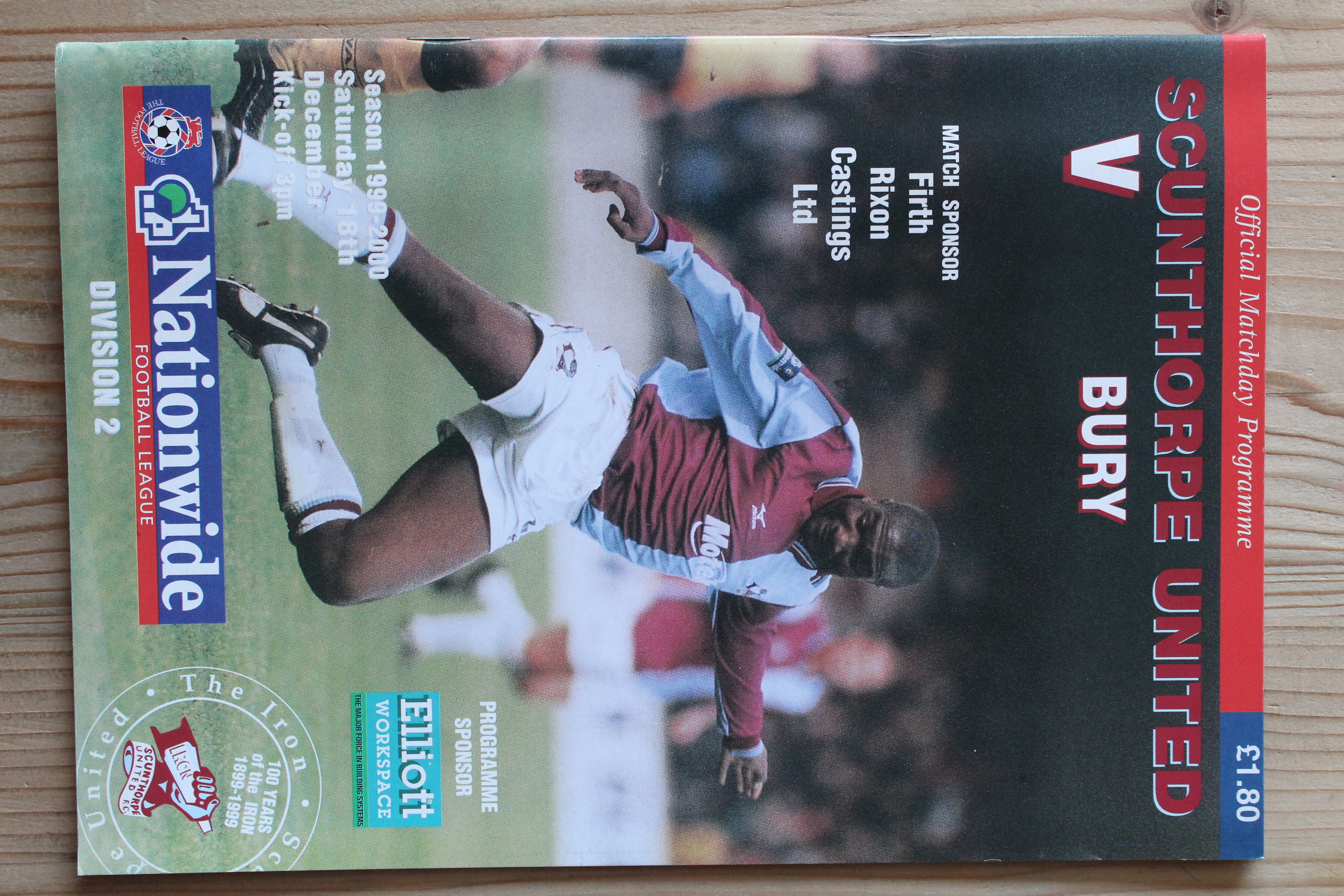 Scunthorpe United FC v Bury FC